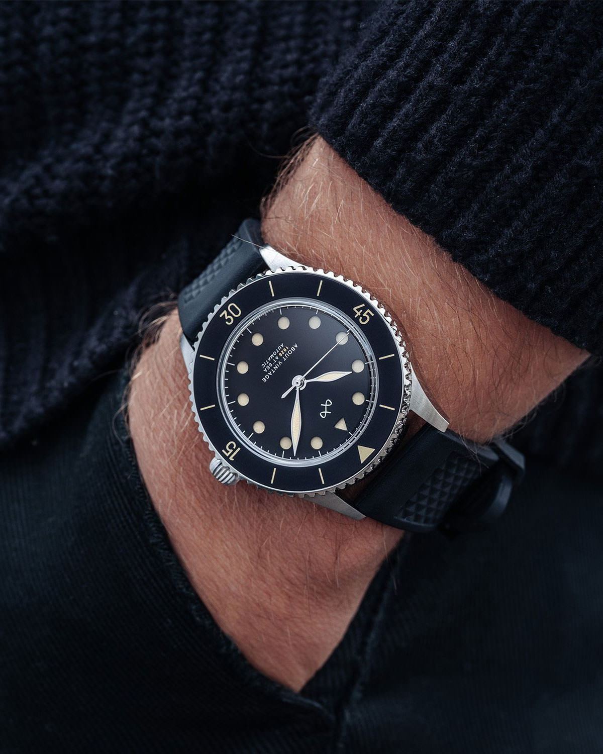 1926 Automatic, Steel / Black Vintage
