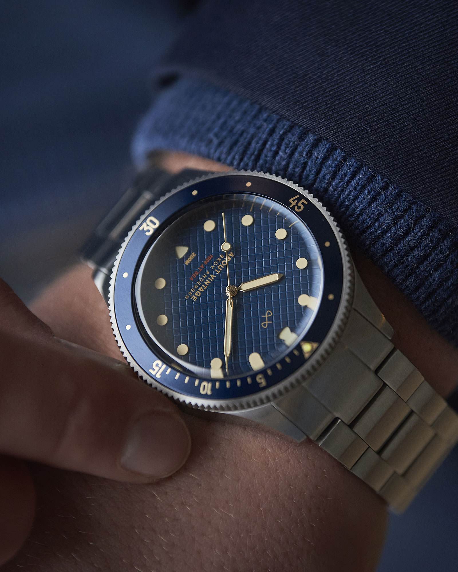 1926 At'sea, Steel / Blue Turtle Vintage