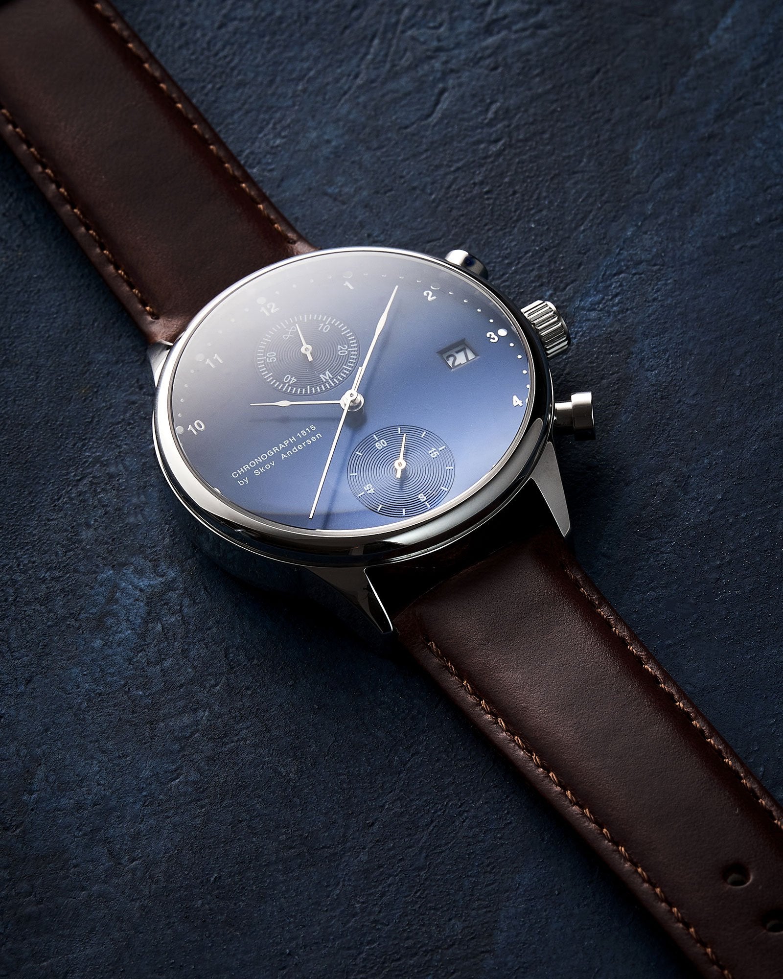 1815 Chronograph, Steel / Blue Sunray