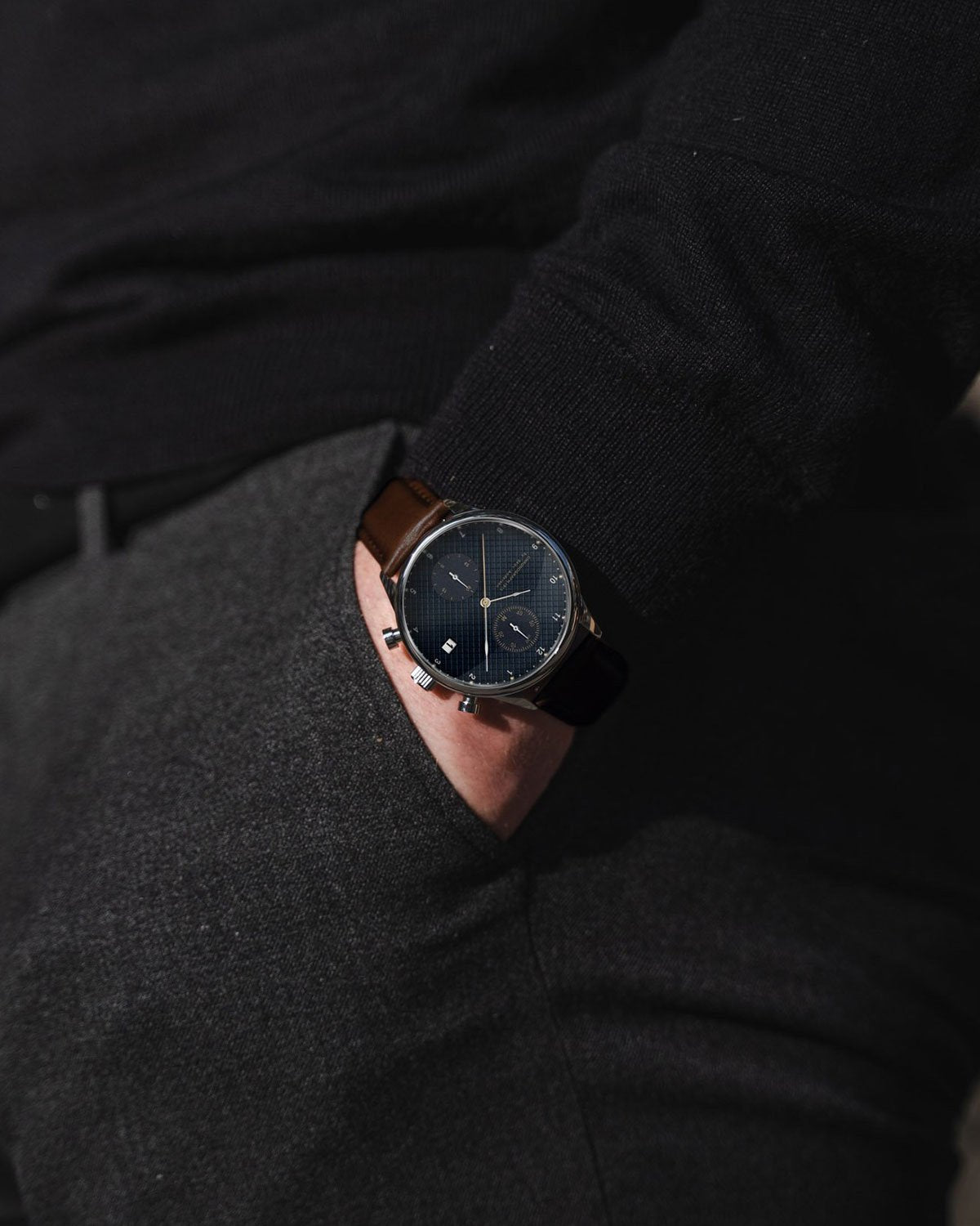 1815 Chronograph, Steel / Blue Turtle