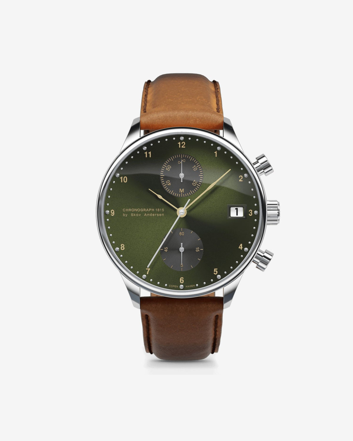 About Vintage - 1815 Chronograph, Steel / Army Sunray (Limited edition)