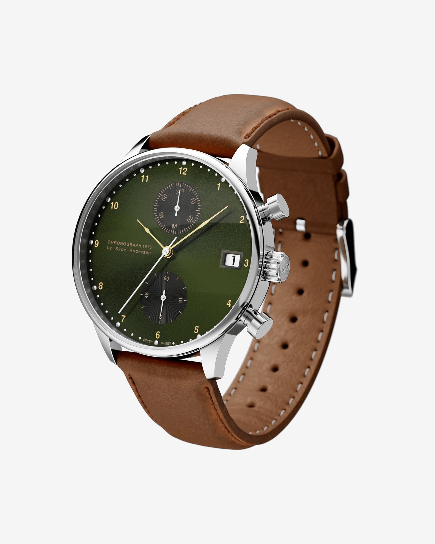 About Vintage - 1815 Chronograph, Steel / Army Sunray (Limited edition)