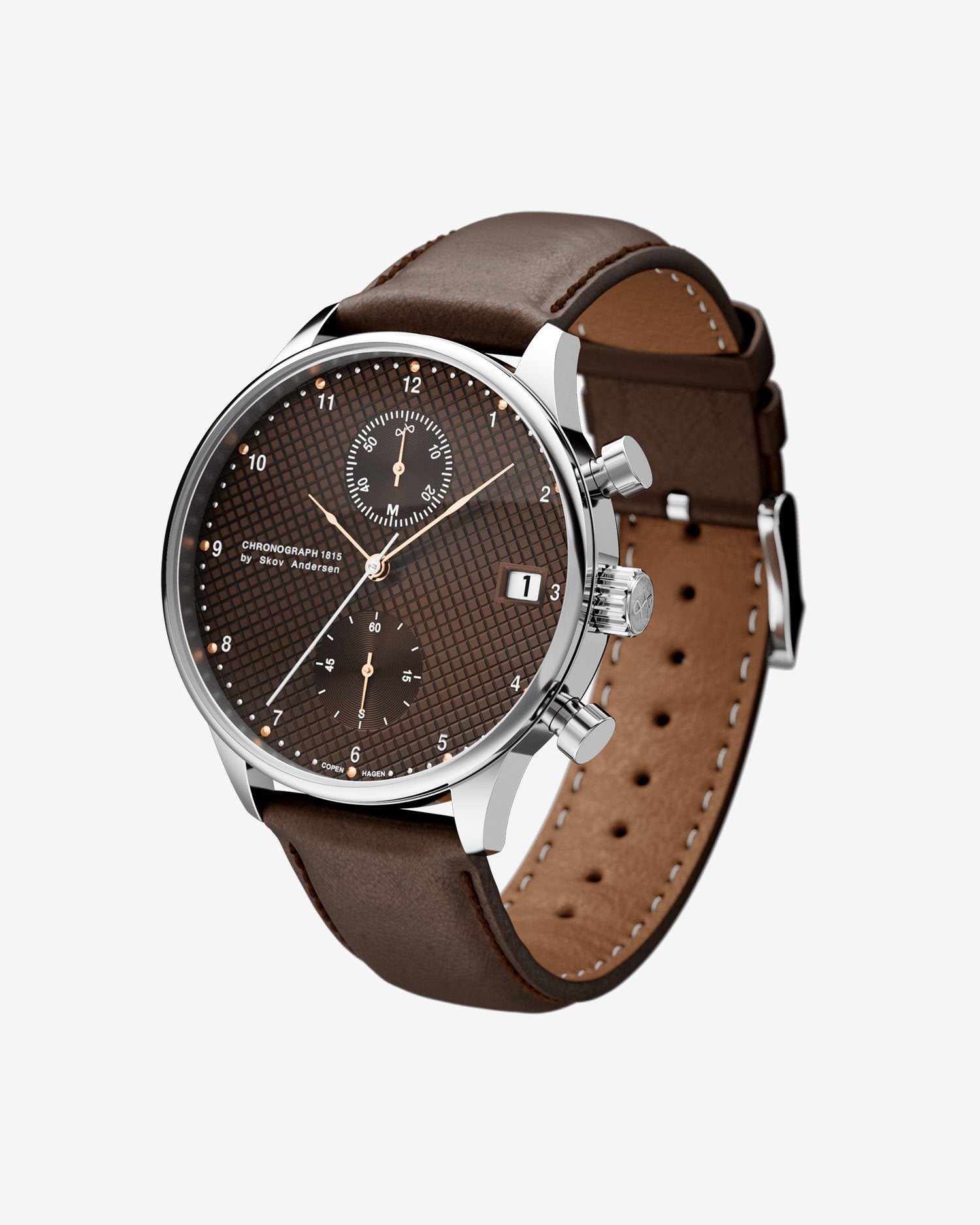 About Vintage - 1815 Chronograph, Steel / Brown Turtle Rose (Limited edition)