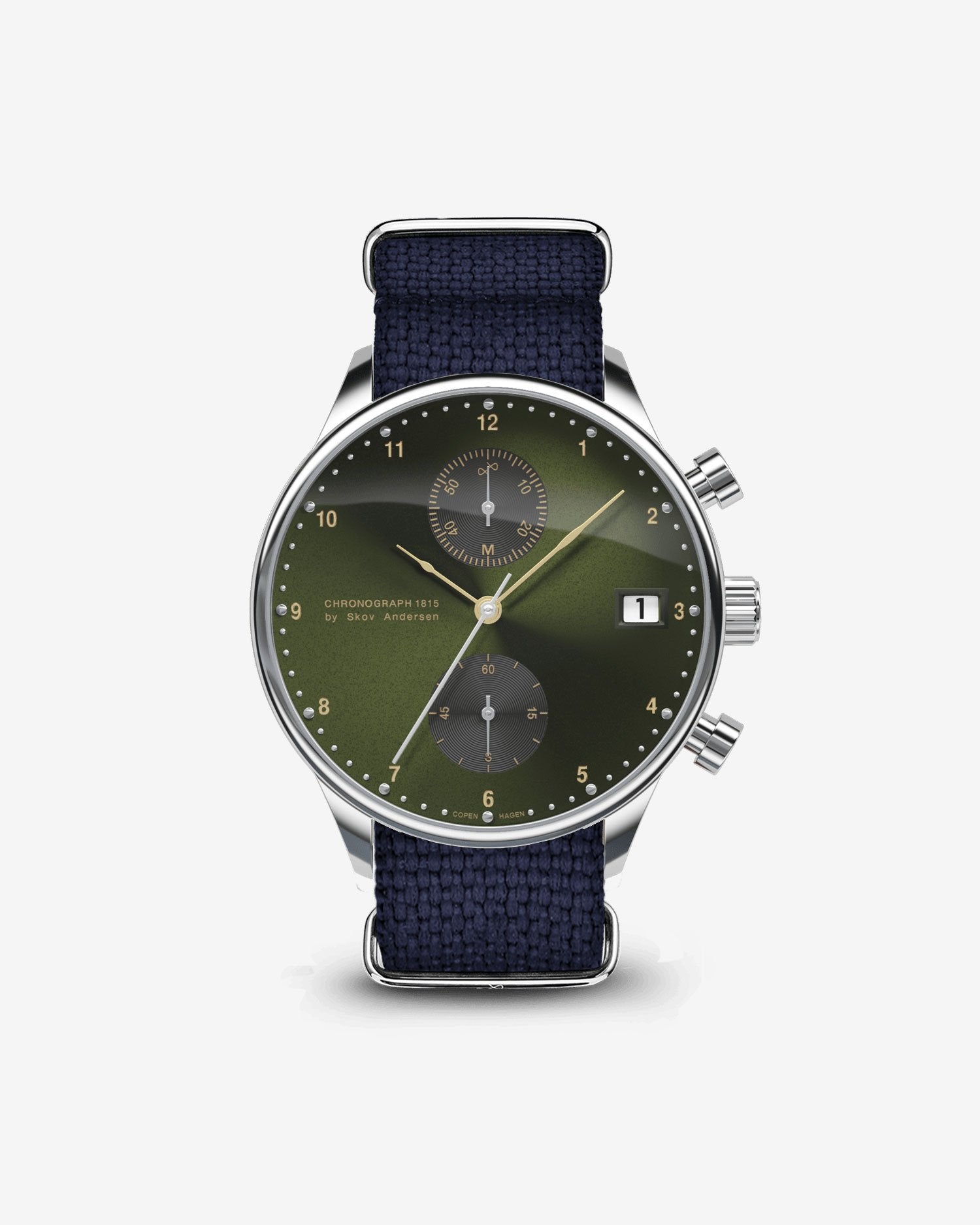 About Vintage - 1815 Chronograph, Steel / Army Sunray (Limited edition)