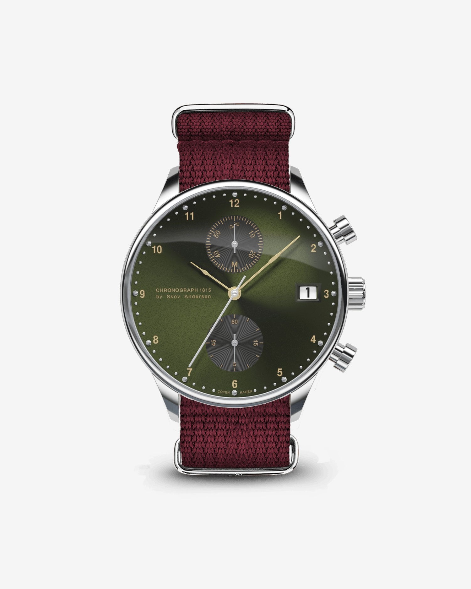 About Vintage - 1815 Chronograph, Steel / Army Sunray (Limited edition)