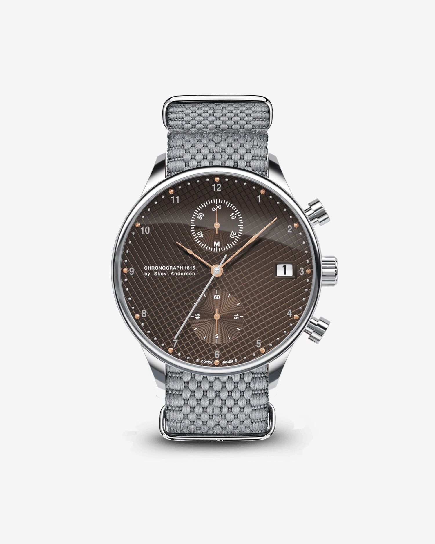 About Vintage - 1815 Chronograph, Steel / Brown Turtle Rose (Limited edition)