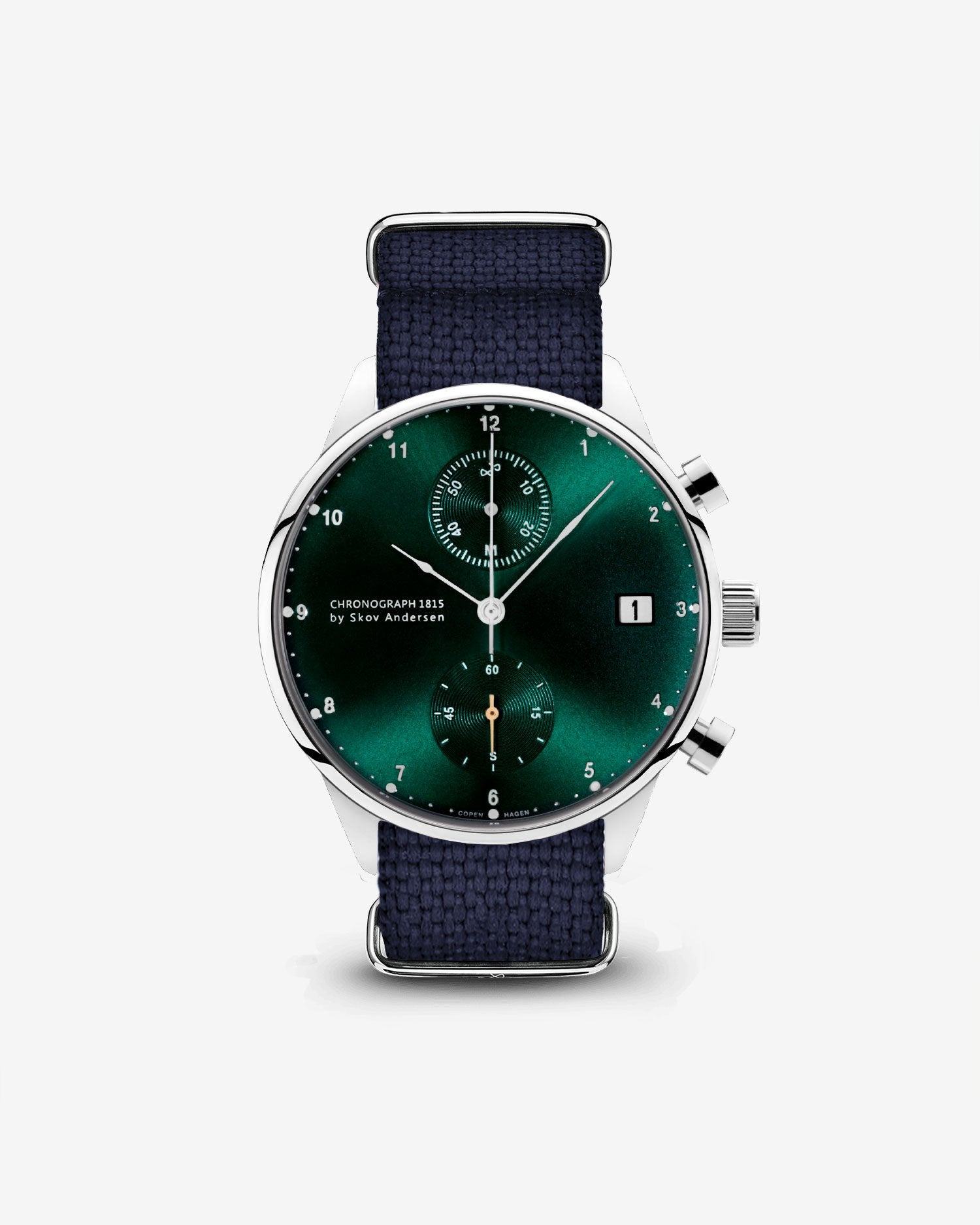 1815 Chronograph, Steel / Green Sunray