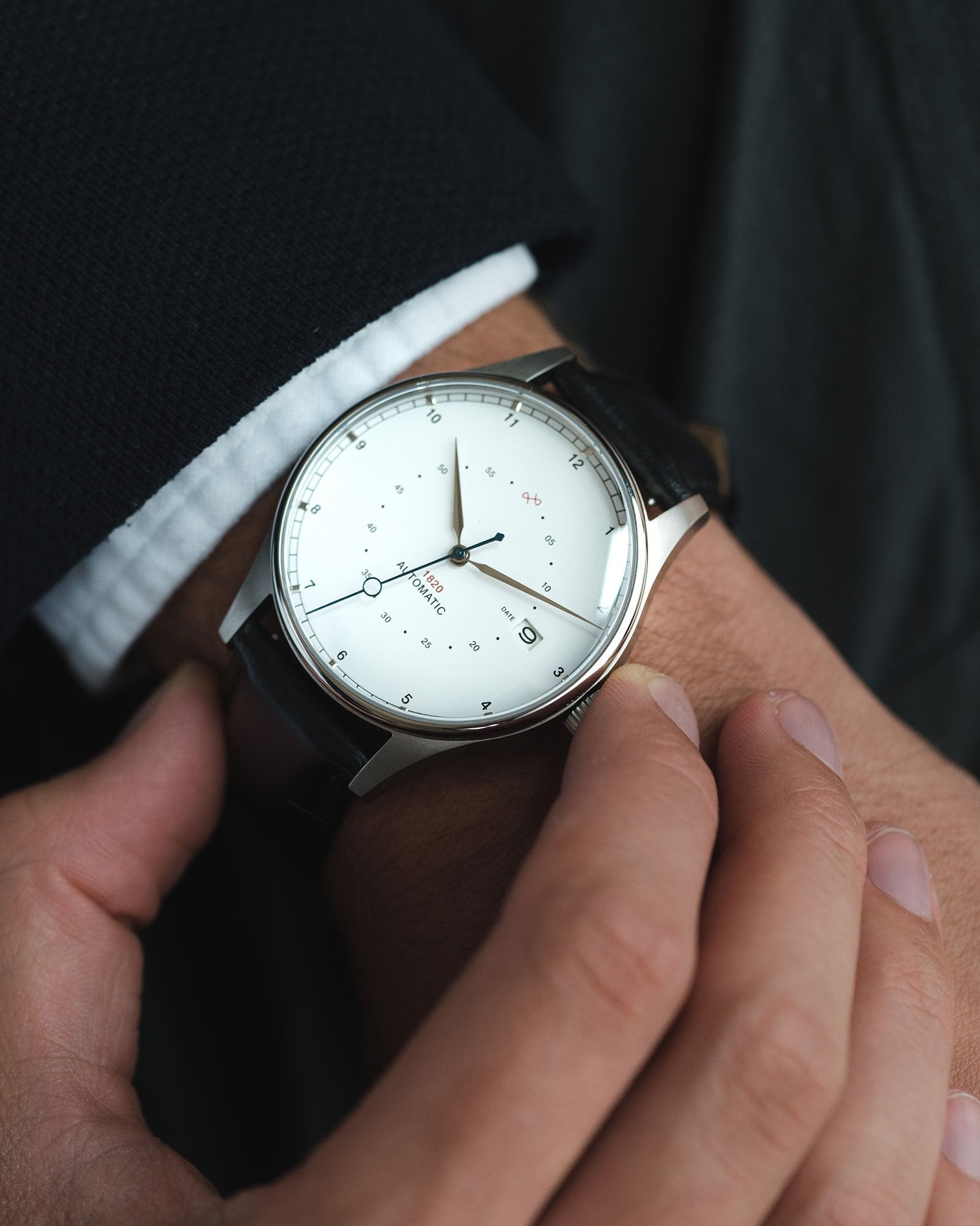 1820 Automatic, Steel / White