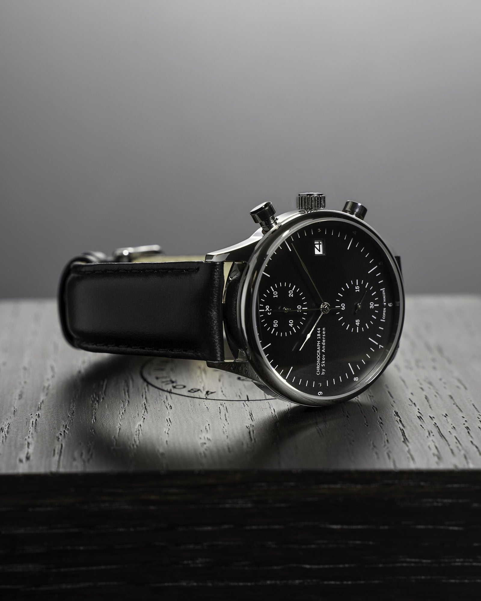 1844 Chronograph, Steel / Black