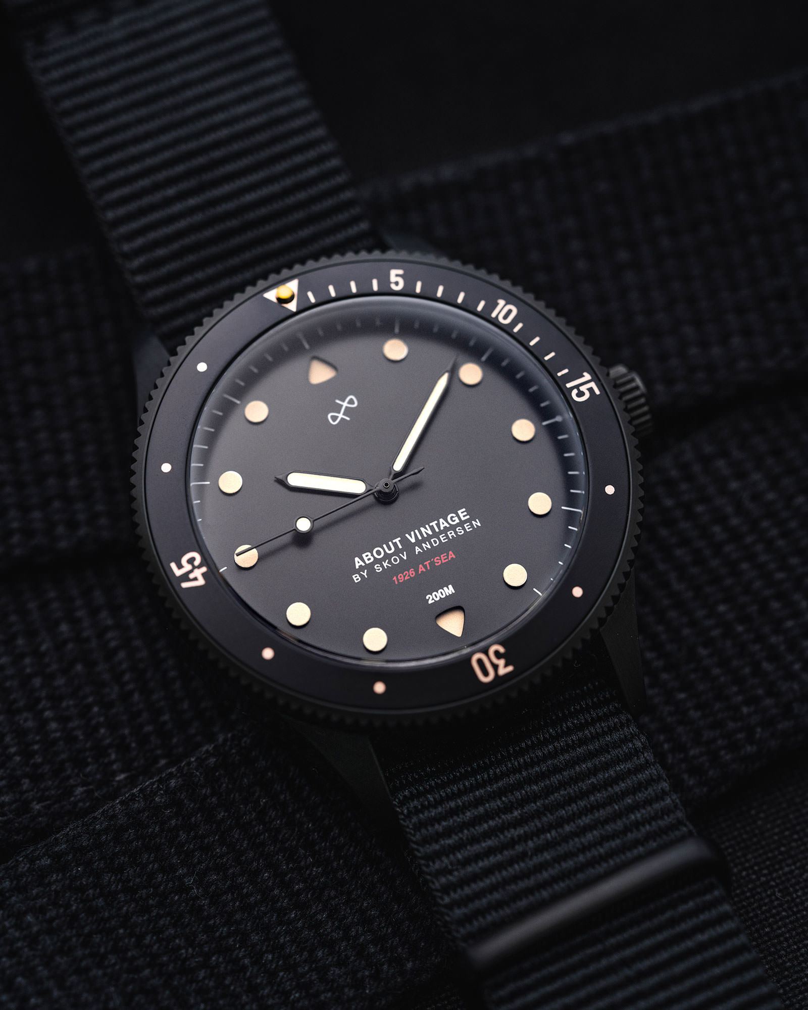 About Vintage - 1926 At'sea, All Black / Black Vintage