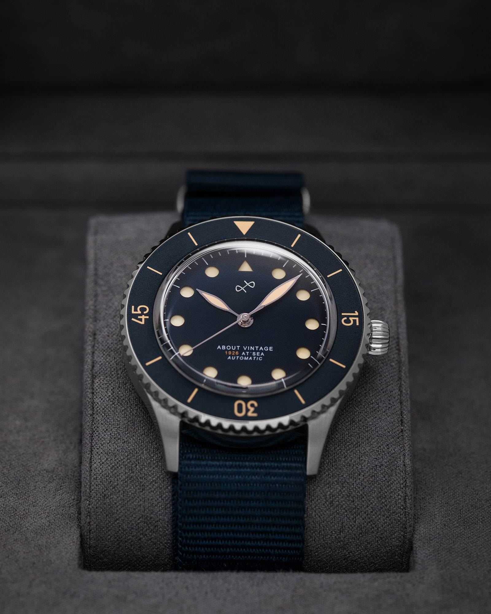 1926 Automatic, Steel / Blue Vintage