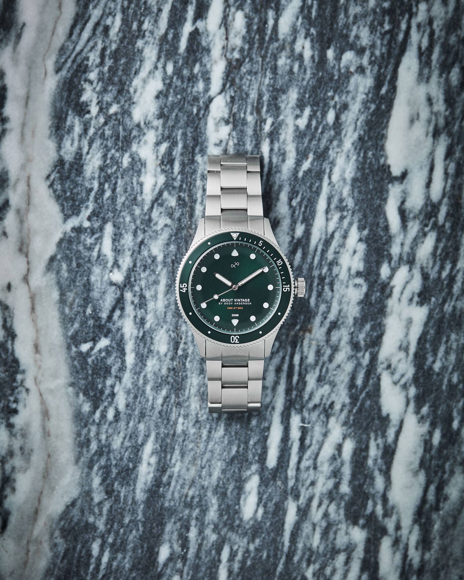 1926 At'sea, Steel / Green Sunray