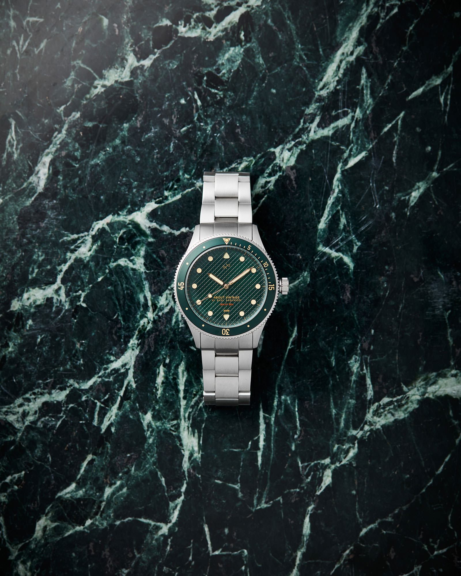 1926 At'sea, Steel / Green Turtle Vintage – 39MM