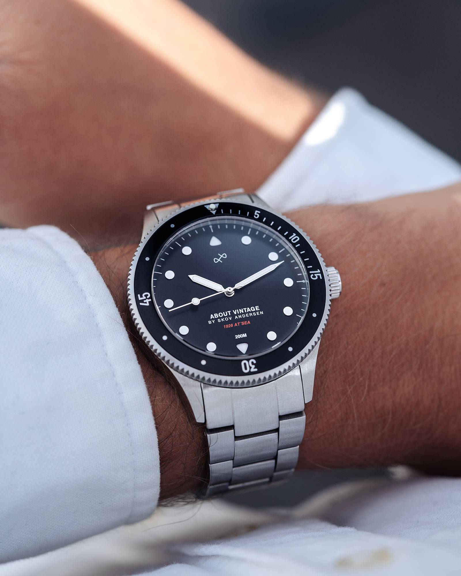 1926 At'sea, Steel / Black – 36mm