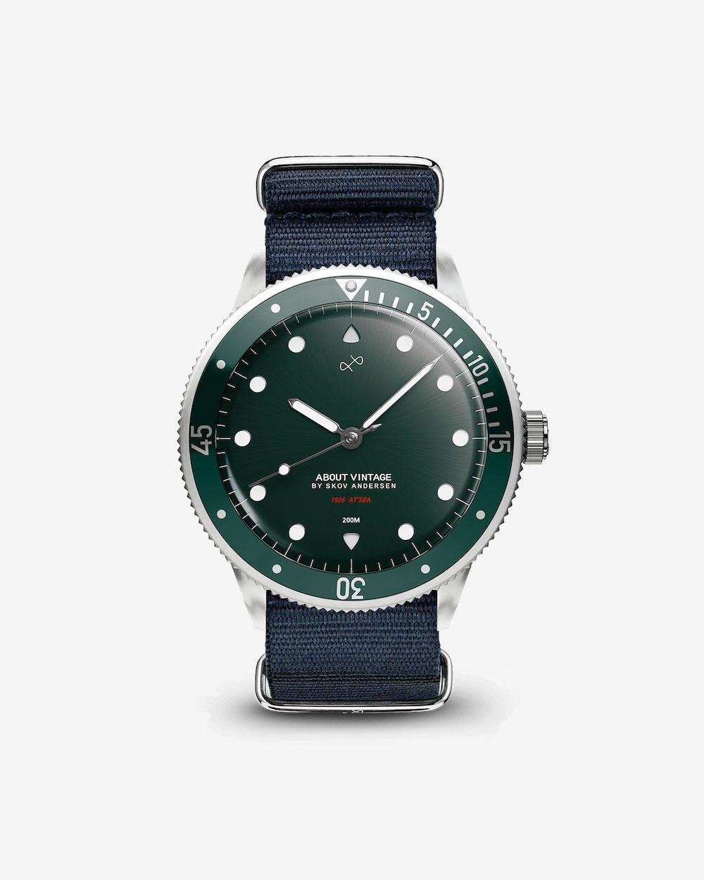 1926 At'sea, Steel / Green Sunray