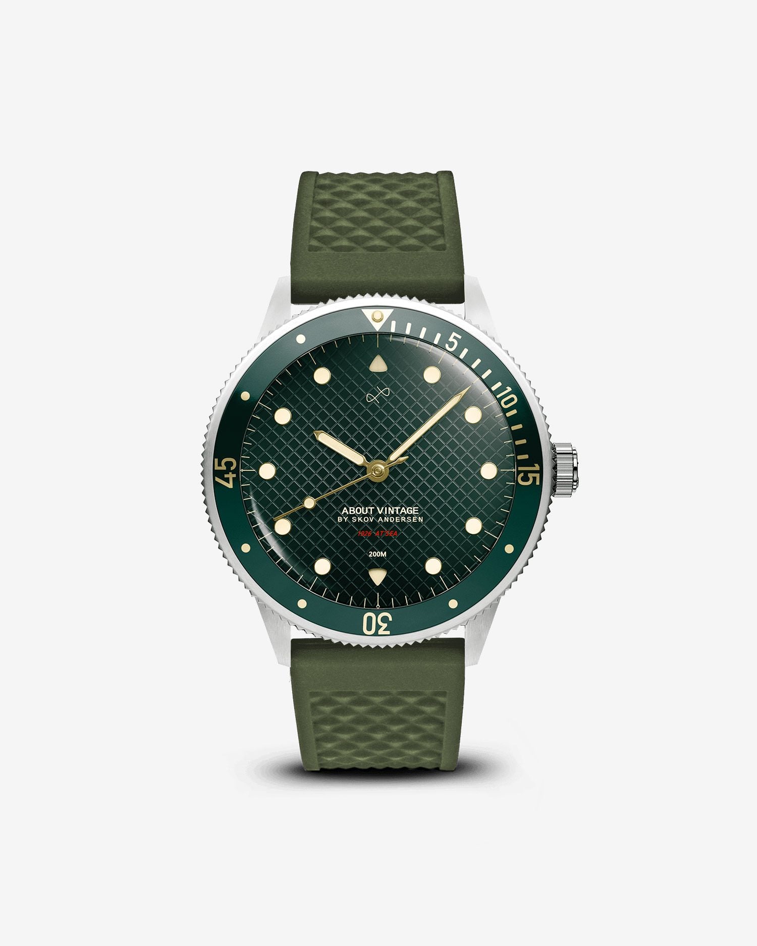 1926 At'sea, Steel / Green Turtle Vintage – 39MM