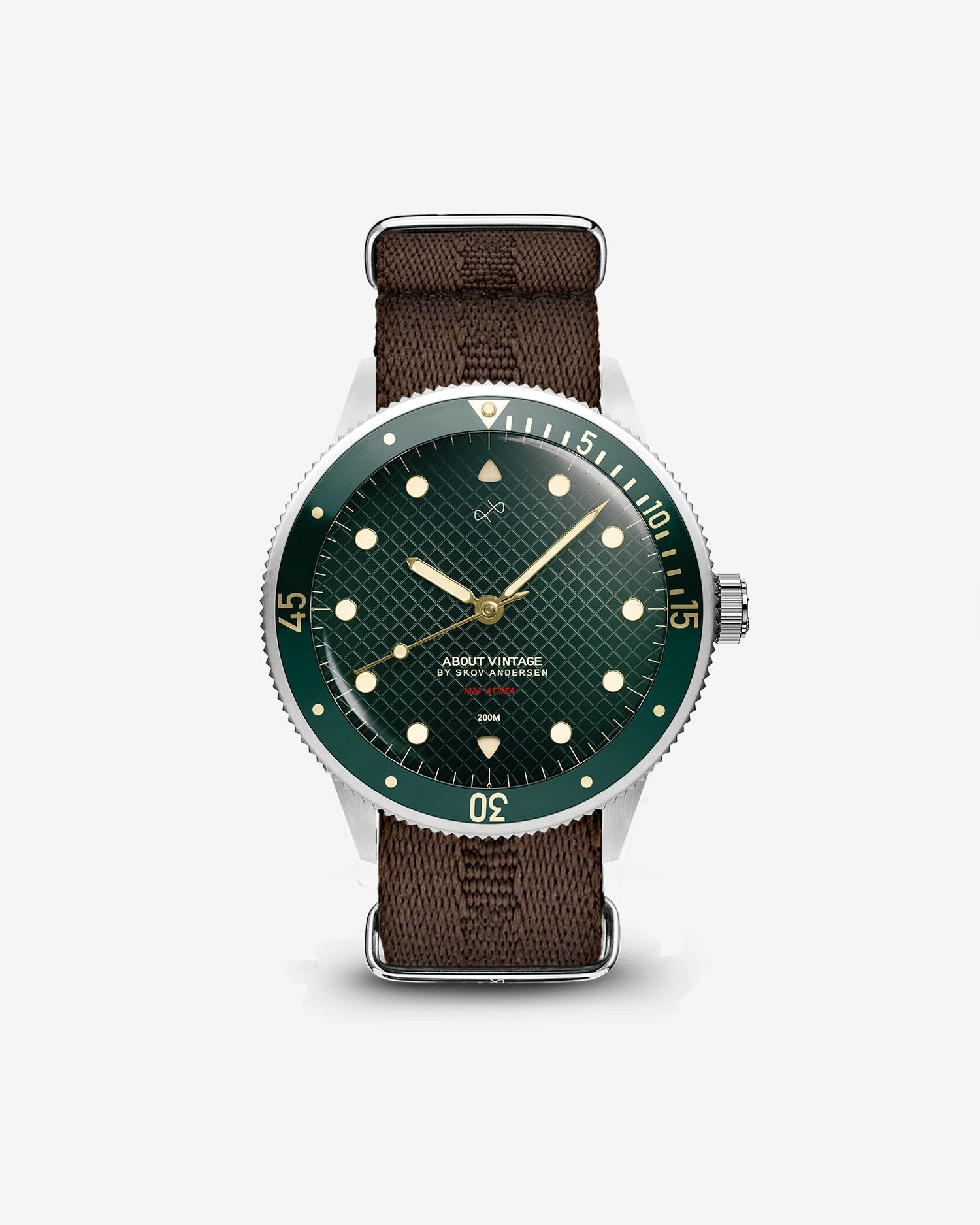 1926 At'sea, Steel / Green Turtle Vintage – 39MM