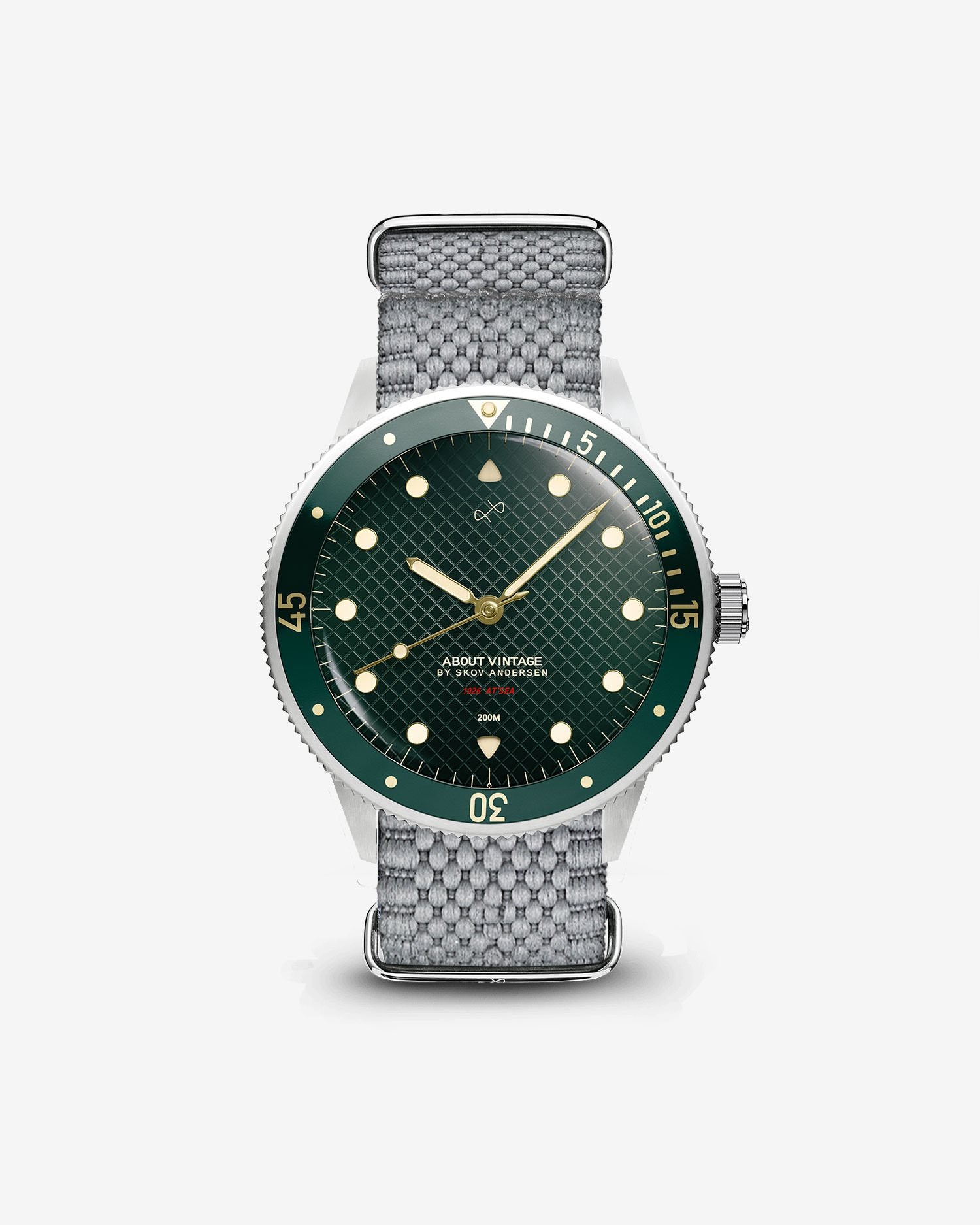 1926 At'sea, Steel / Green Turtle Vintage – 39MM