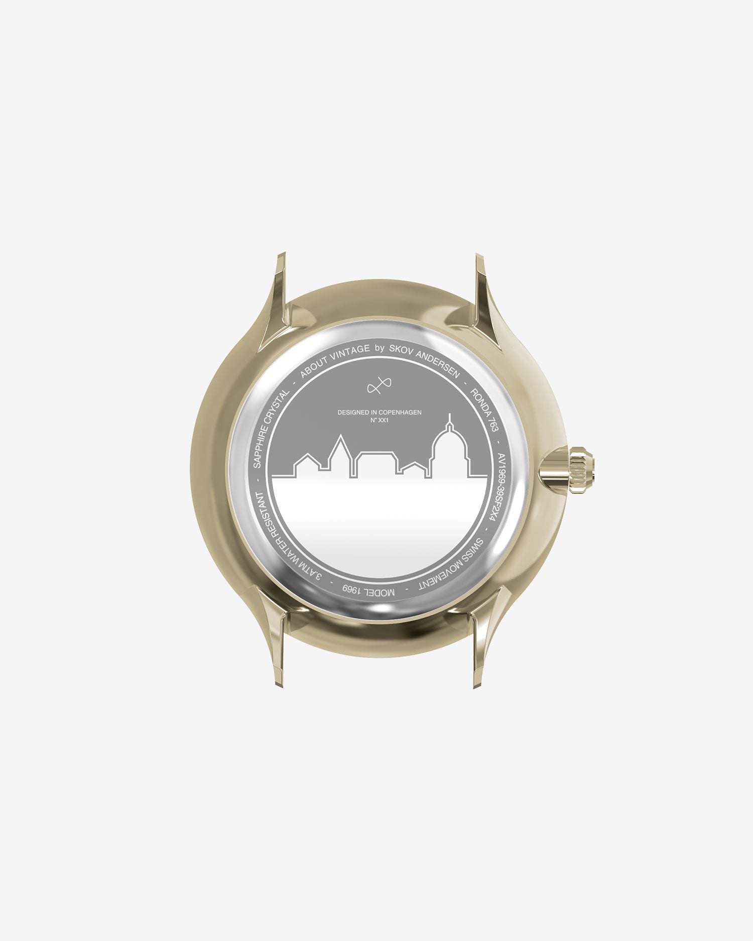About Vintage - 1969 Vintage, Gold / White