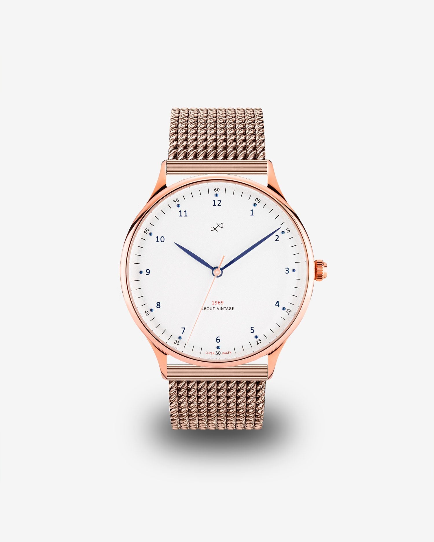 1969 Vintage, Rose Gold / White