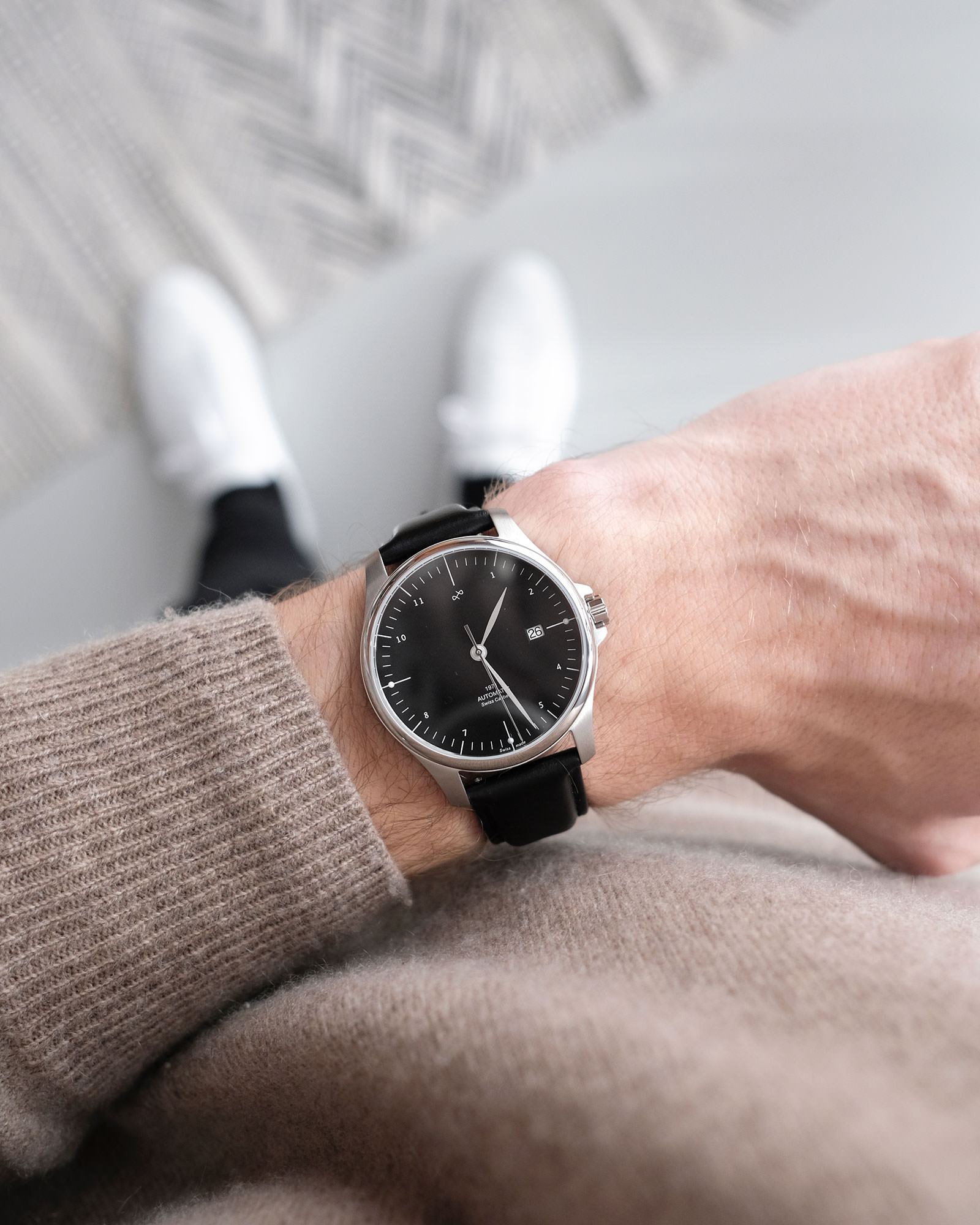 1971 Automatic, Steel / Black - Swiss Made