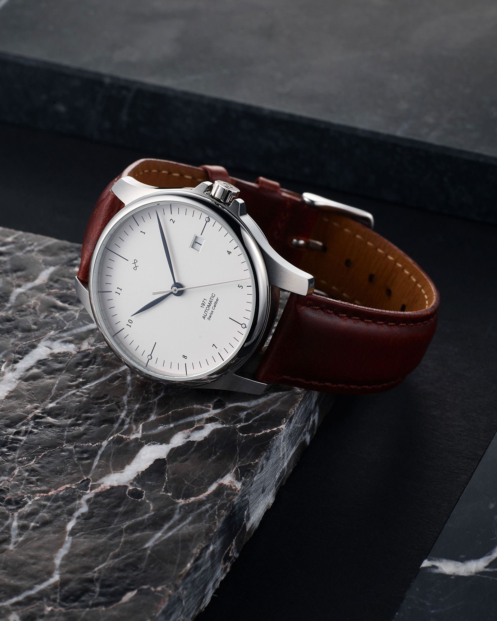 1971 Automatic, Steel / White - Swiss Made