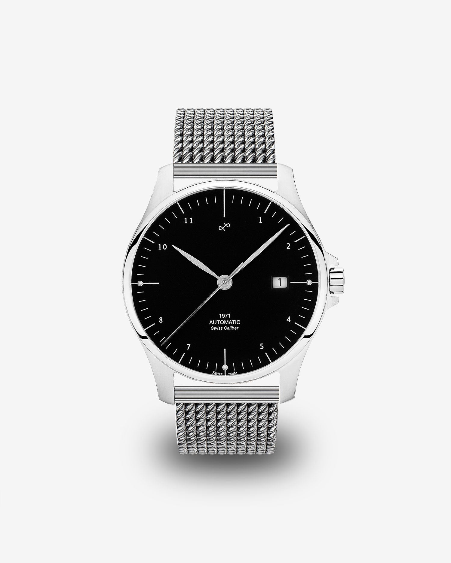 1971 Automatic, Steel / Black - Swiss Made