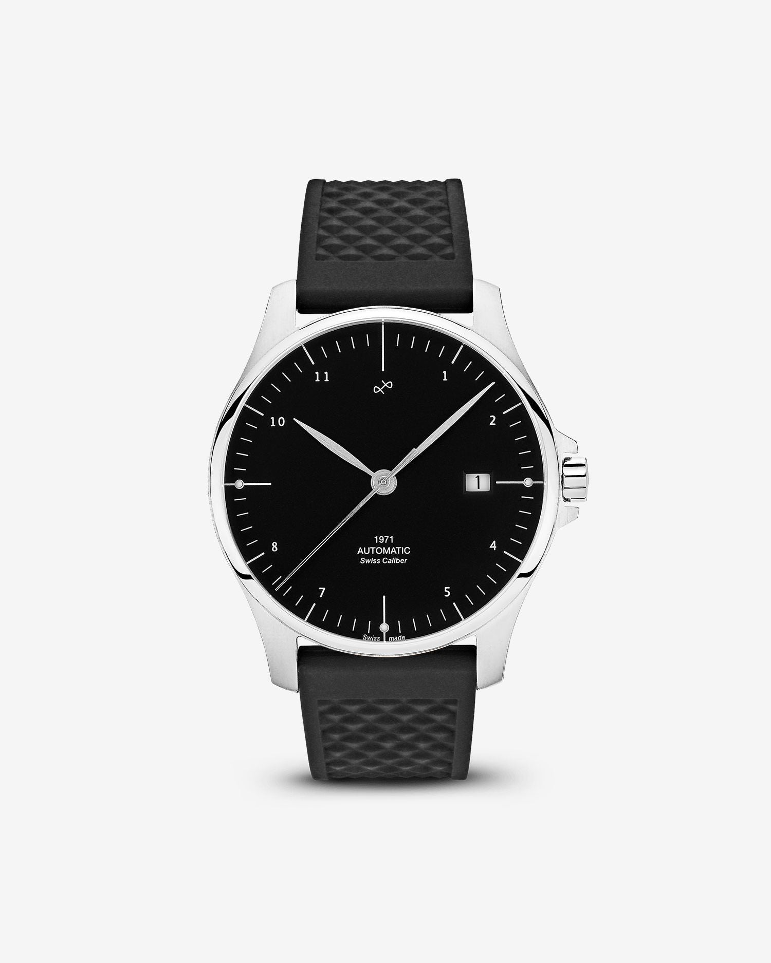1971 Automatic, Steel / Black - Swiss Made