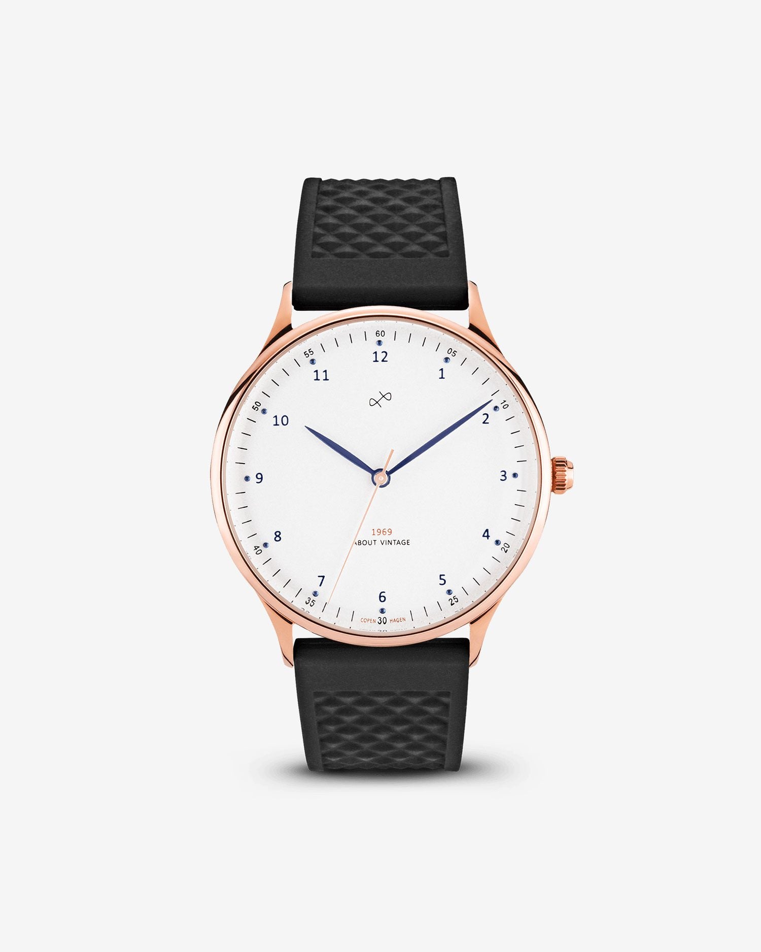 1969 Vintage, Rose Gold / White