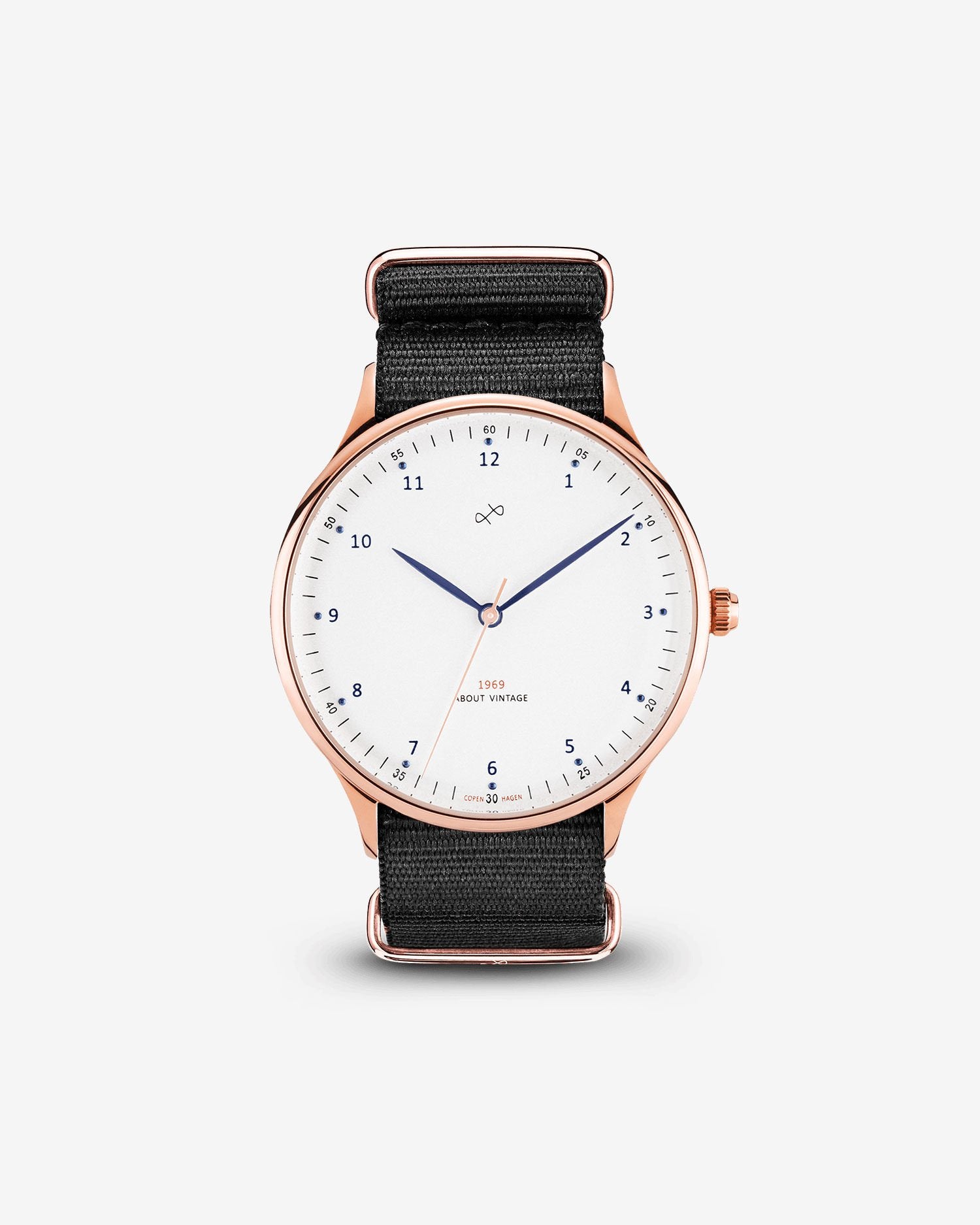 1969 Vintage, Rose Gold / White