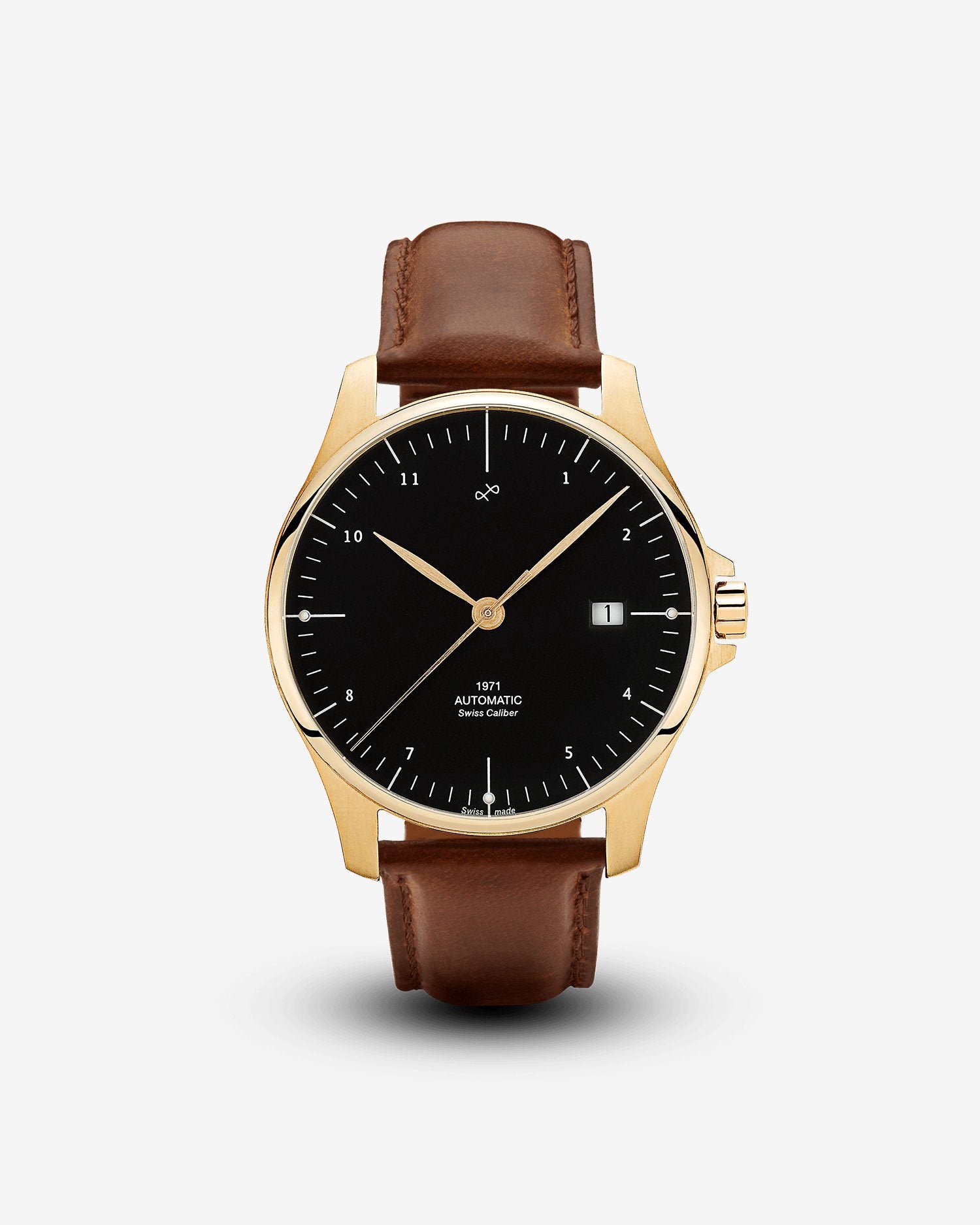 1971 Automatic, Gold / Black - Swiss Made