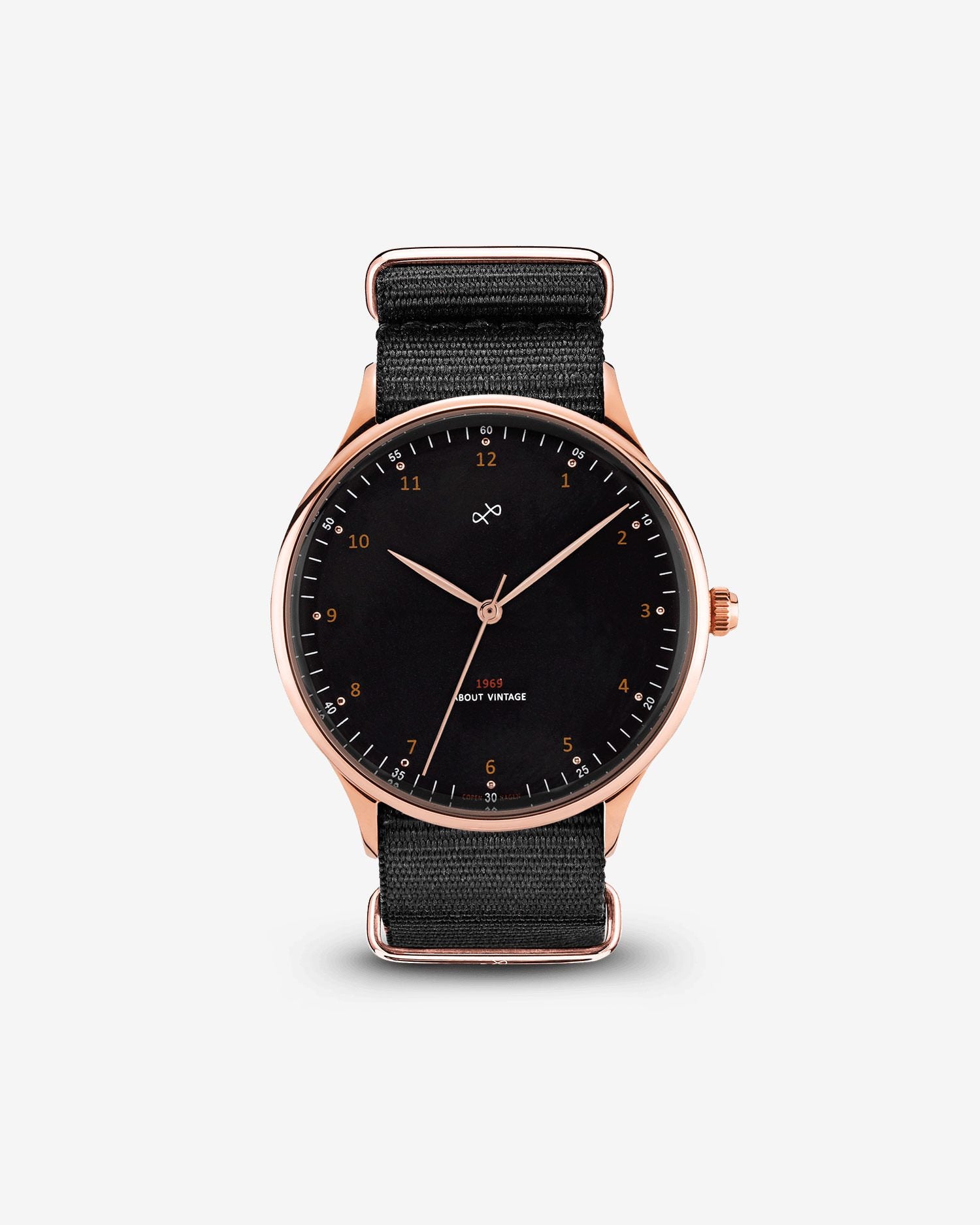 1969 Vintage, Rose Gold / Black