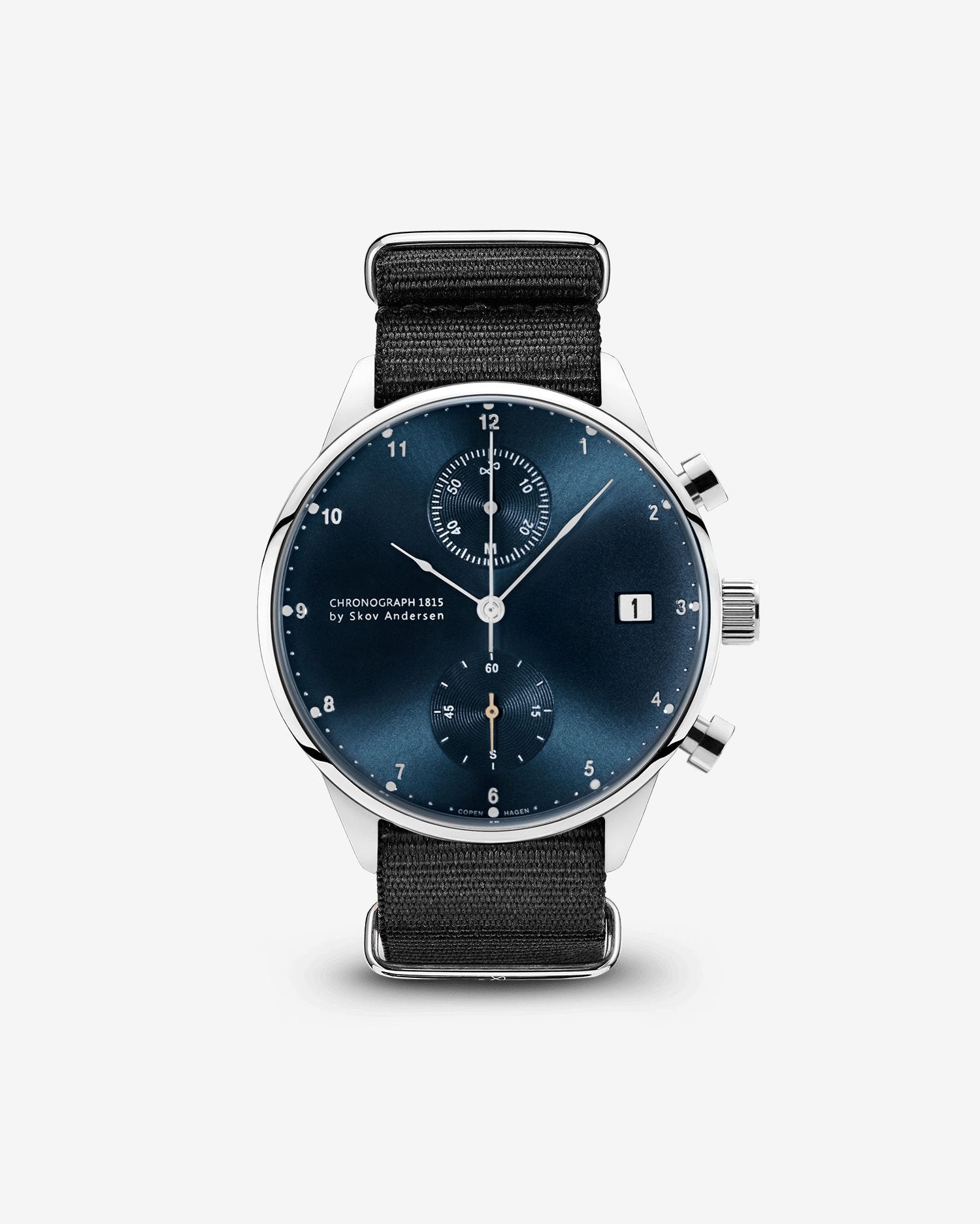 1815 Chronograph, Steel / Blue Sunray