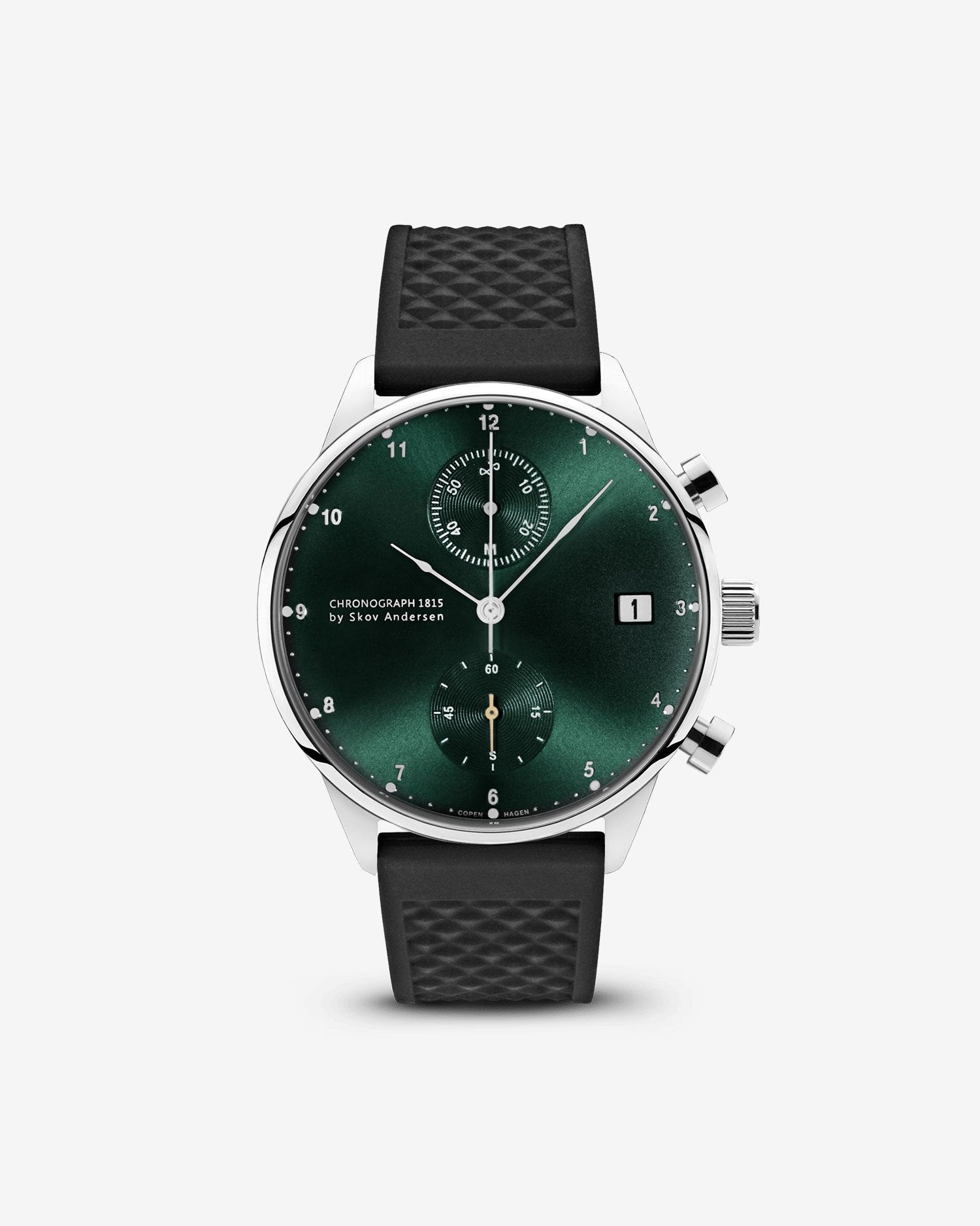 1815 Chronograph, Steel / Green Sunray