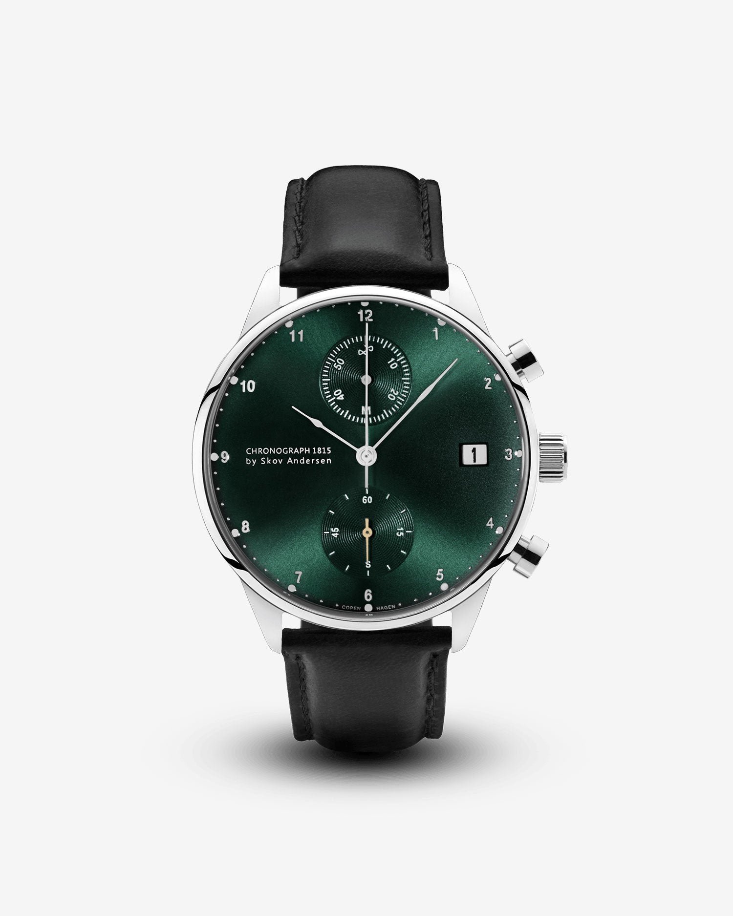 1815 Chronograph, Steel / Green Sunray