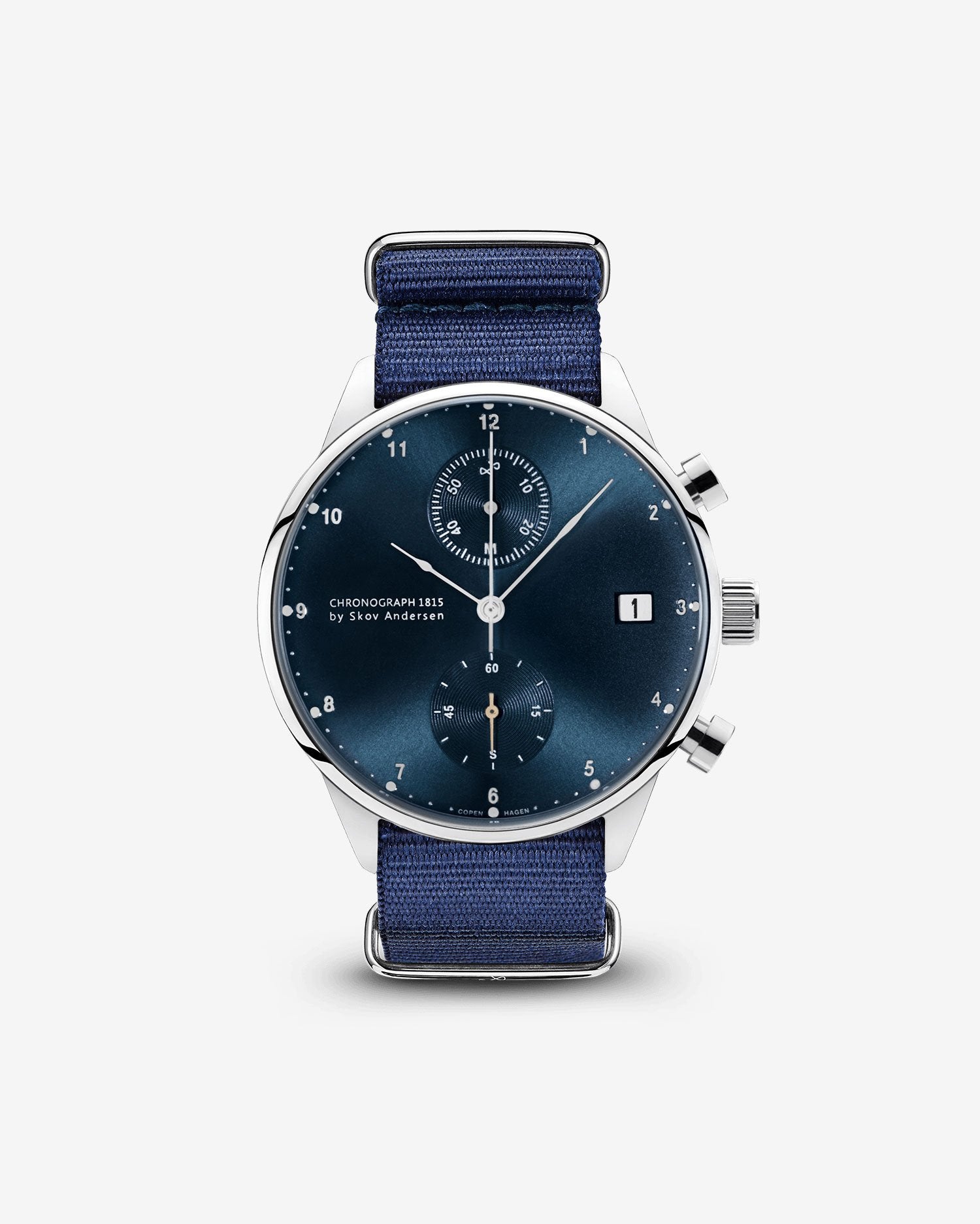 1815 Chronograph, Steel / Blue Sunray