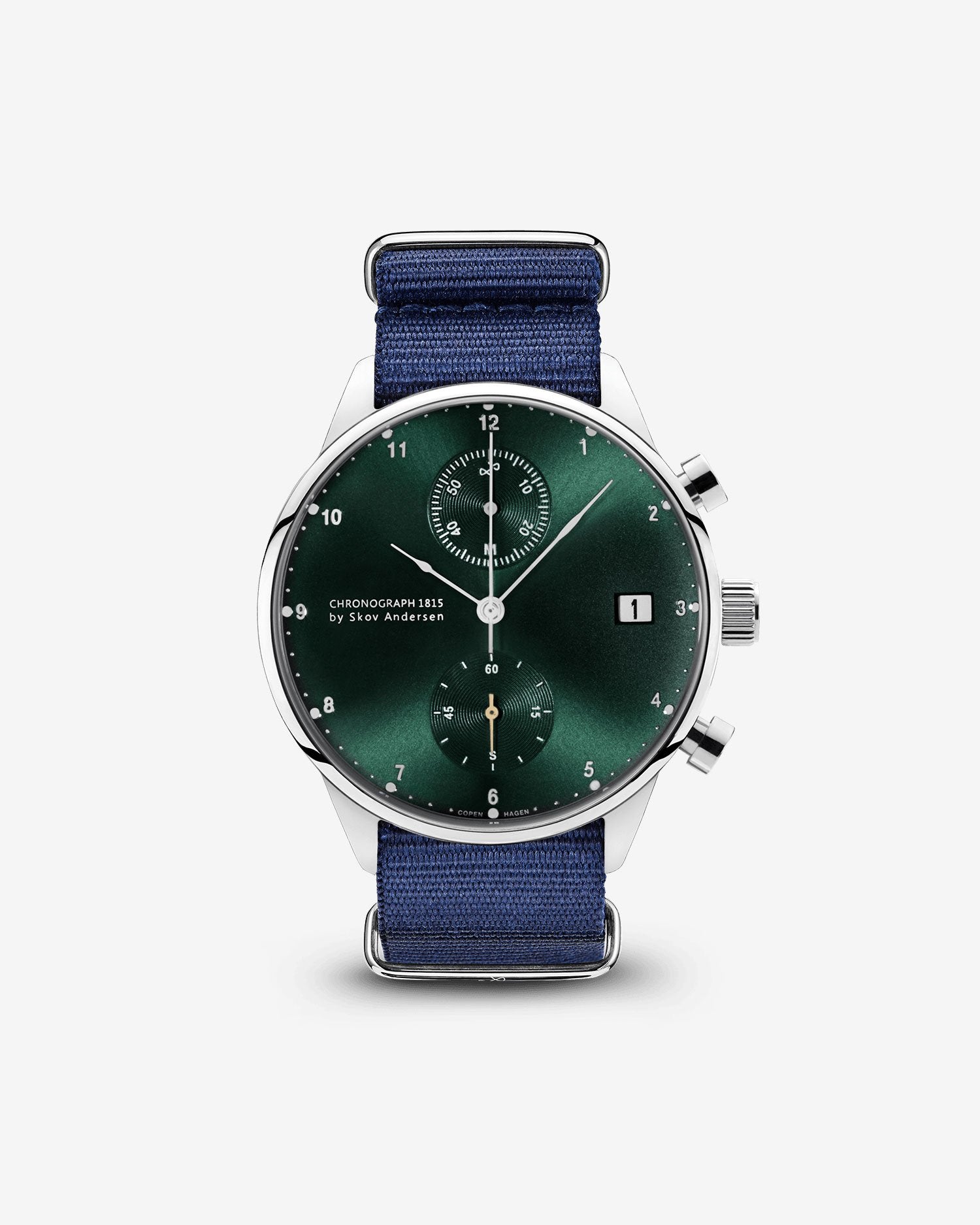 1815 Chronograph, Steel / Green Sunray