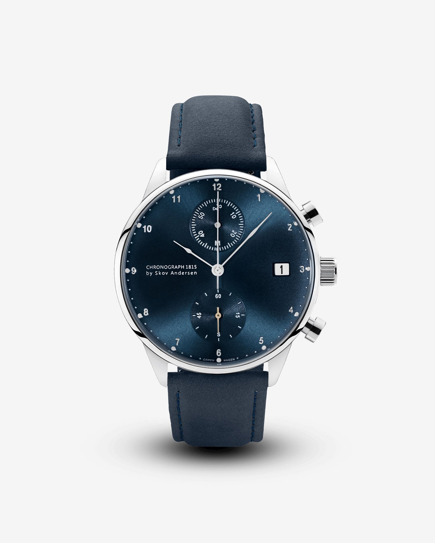 1815 Chronograph, Steel / Blue Sunray