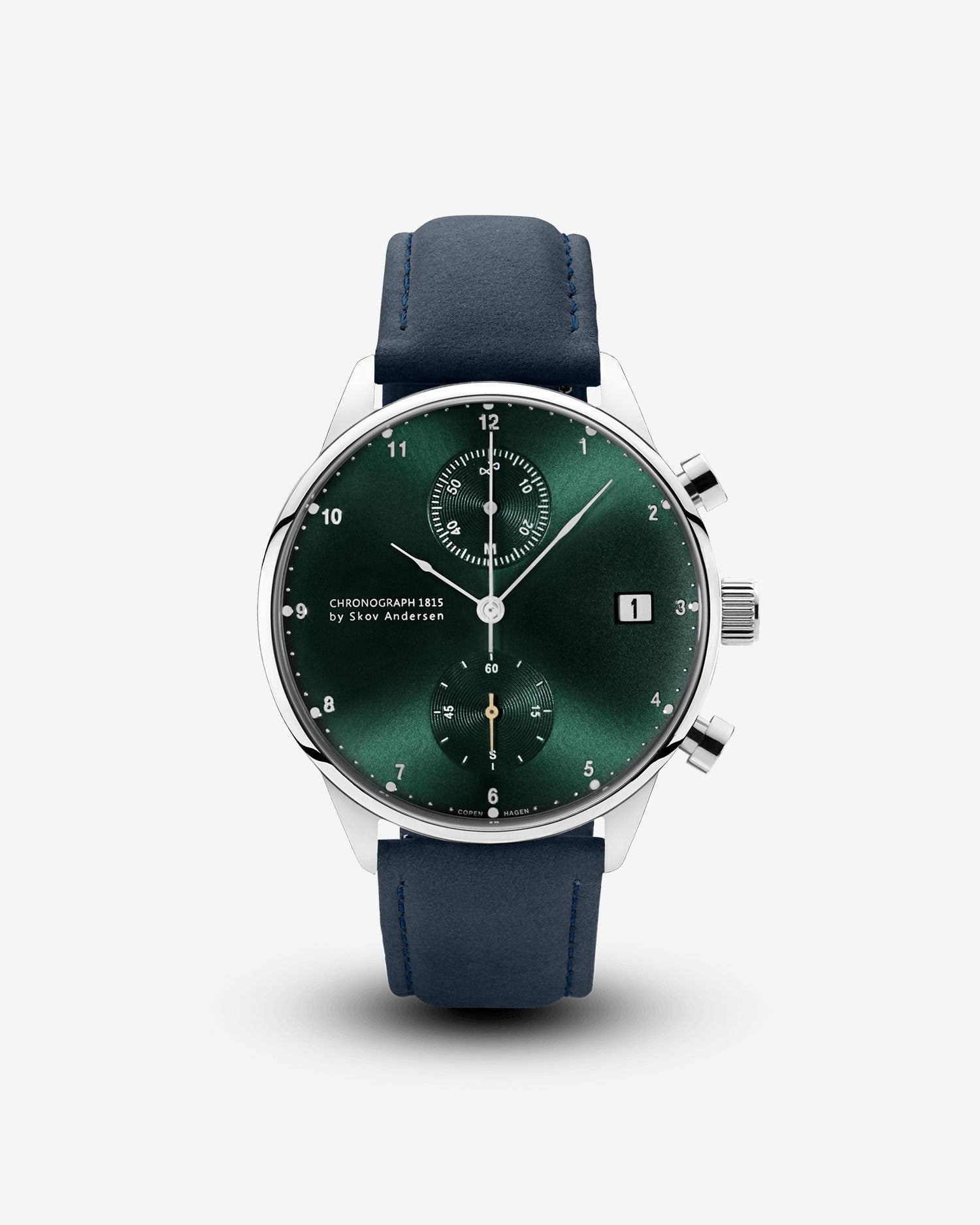 1815 Chronograph, Steel / Green Sunray