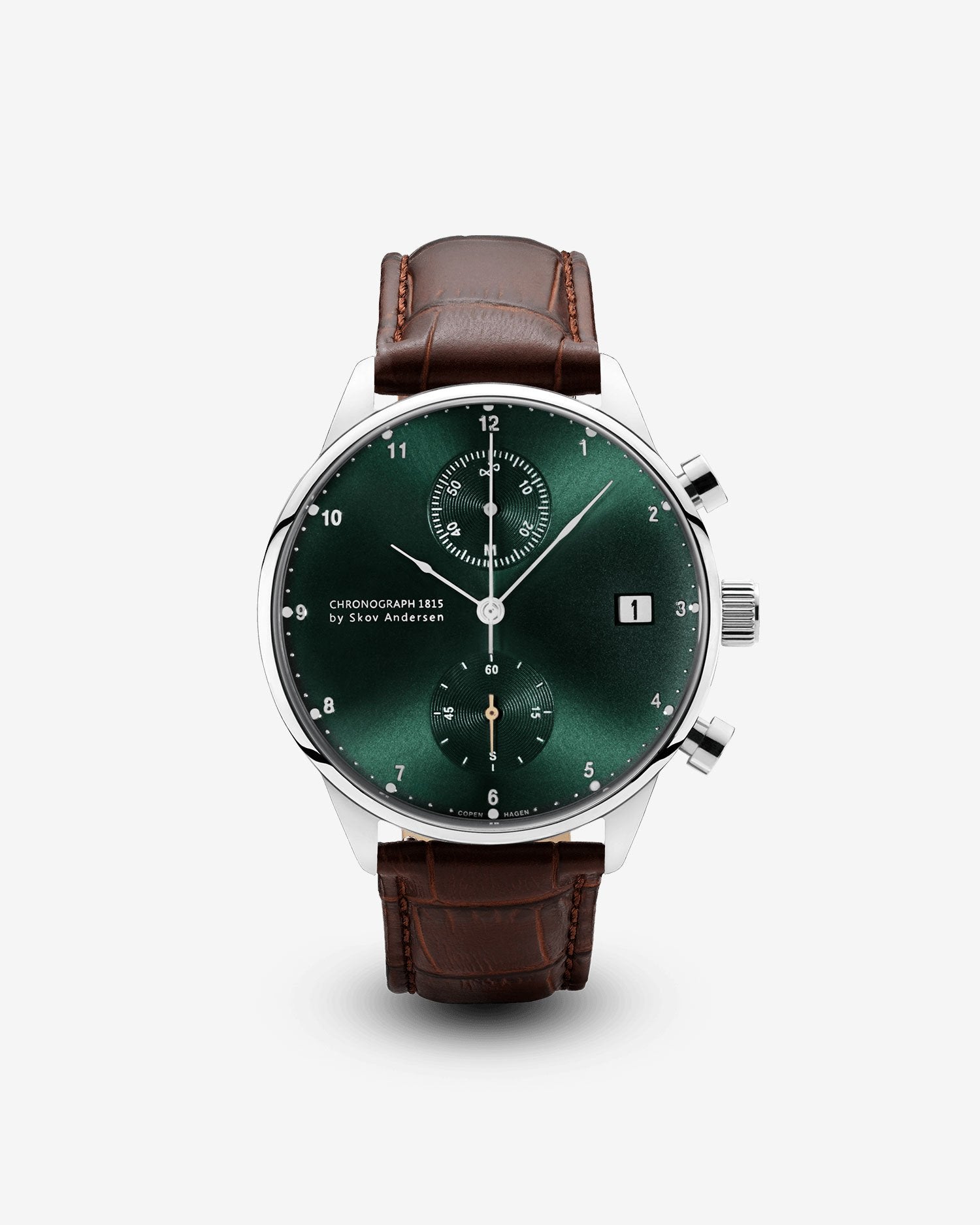 1815 Chronograph, Steel / Green Sunray