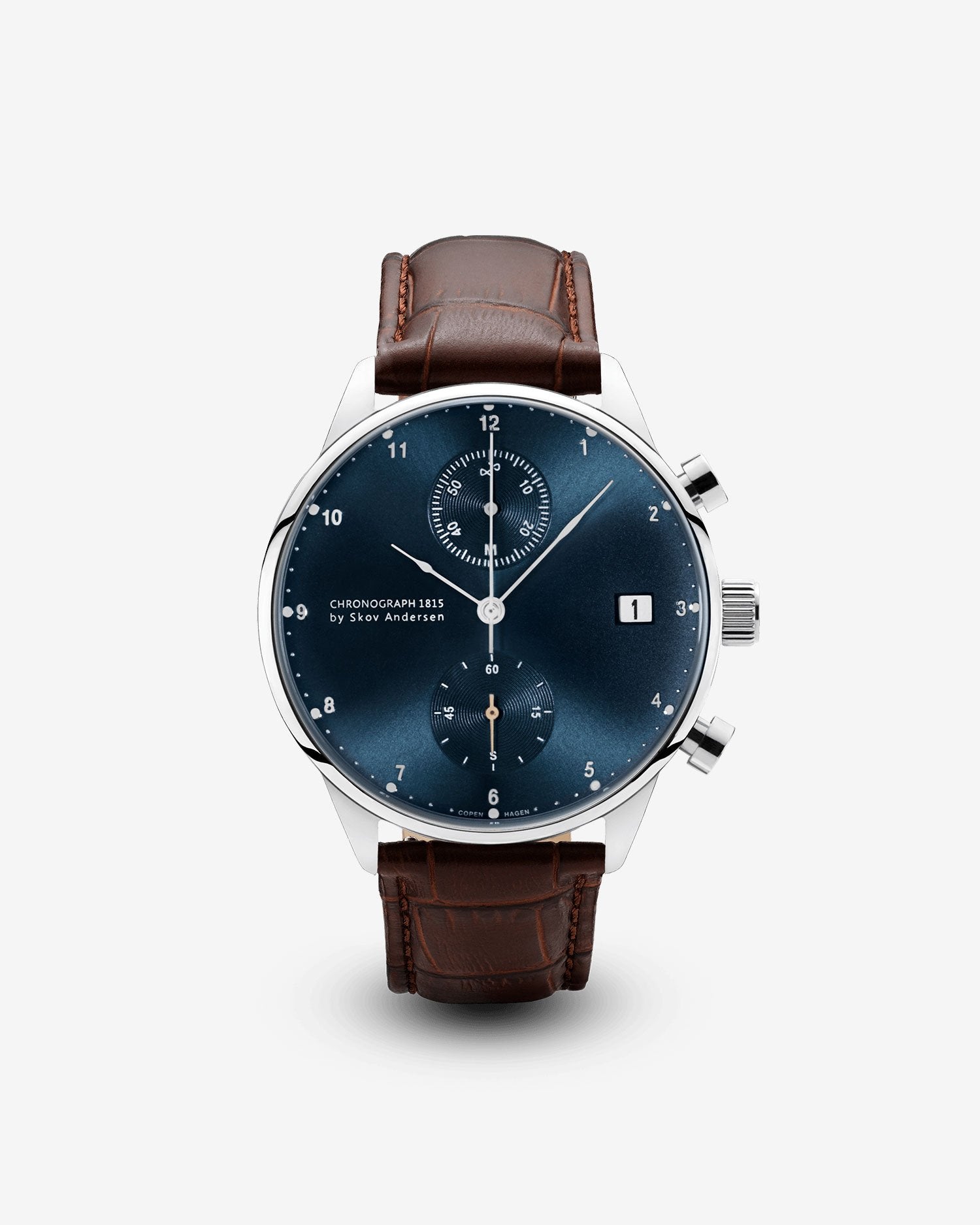 1815 Chronograph, Steel / Blue Sunray