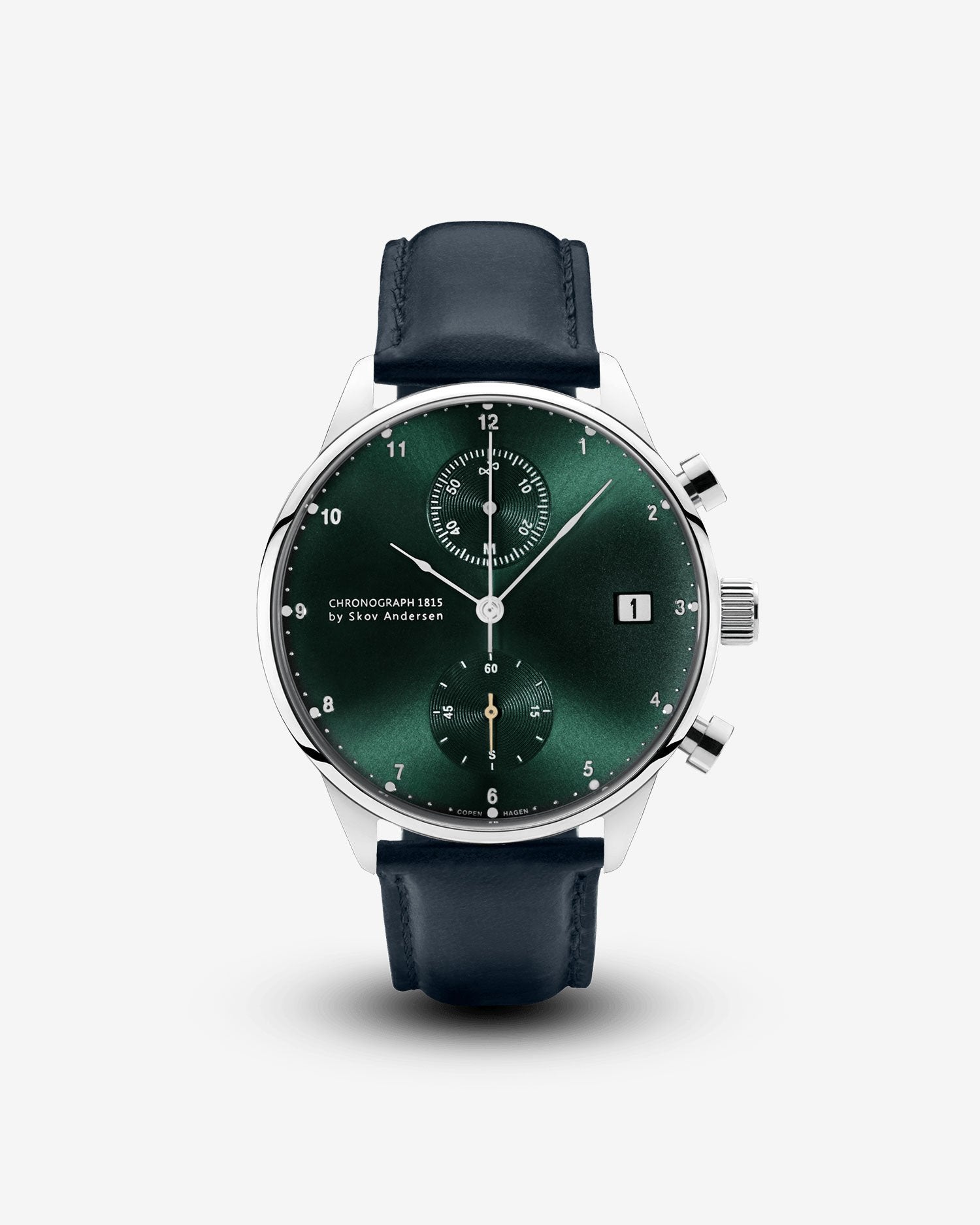 1815 Chronograph, Steel / Green Sunray