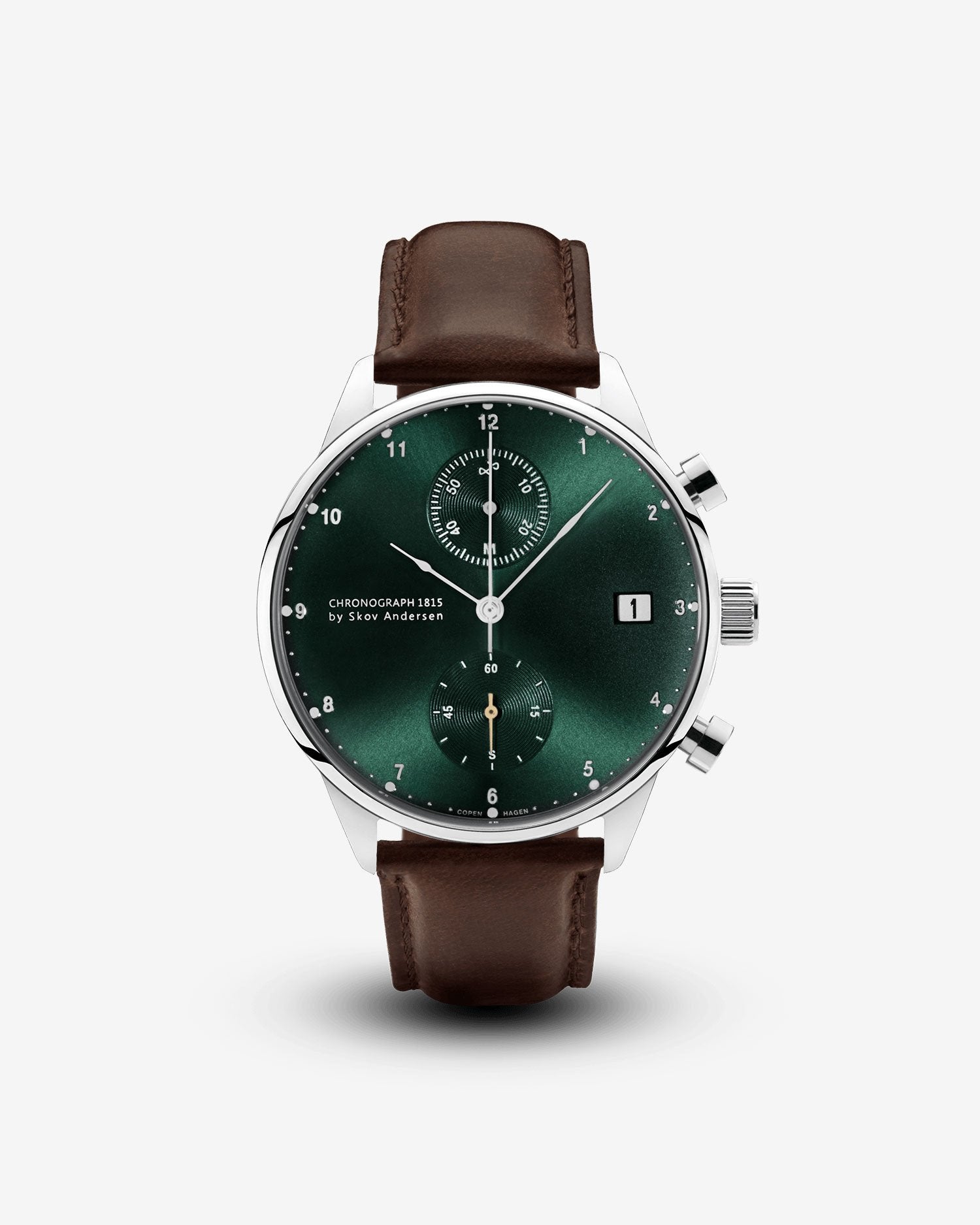 1815 Chronograph, Steel / Green Sunray