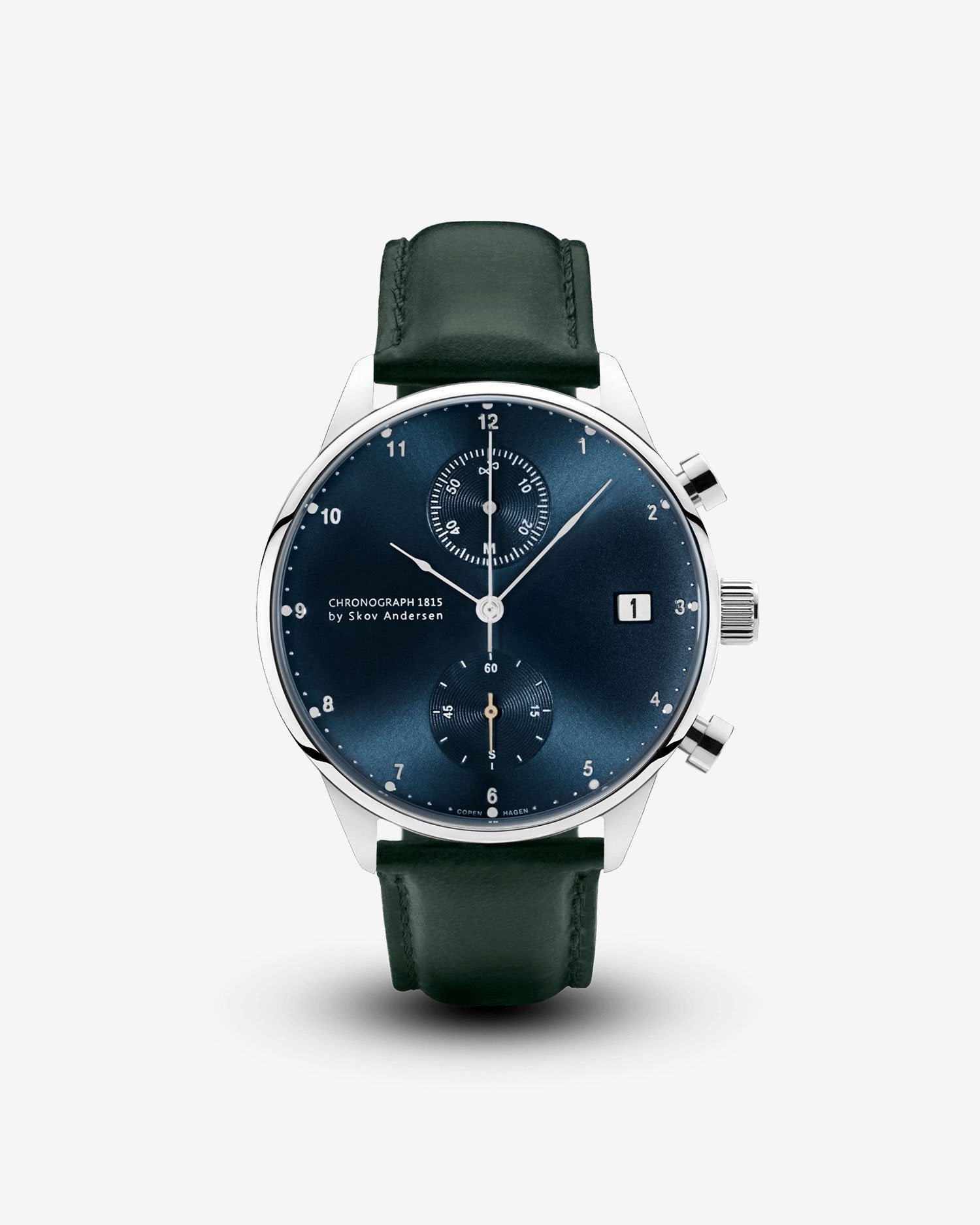 1815 Chronograph, Steel / Blue Sunray