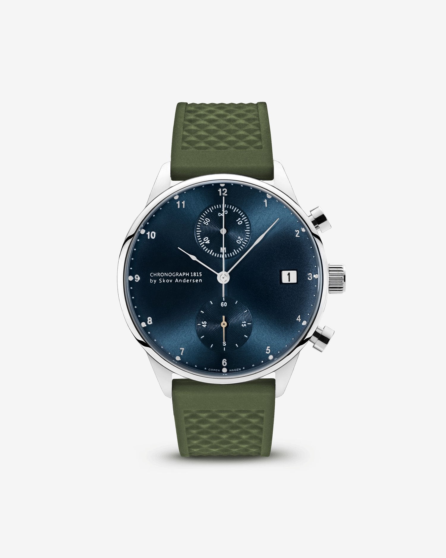 1815 Chronograph, Steel / Blue Sunray