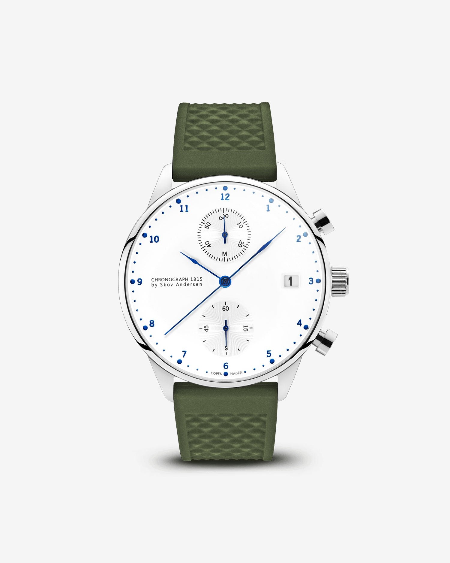 1815 Chronograph, Steel / White
