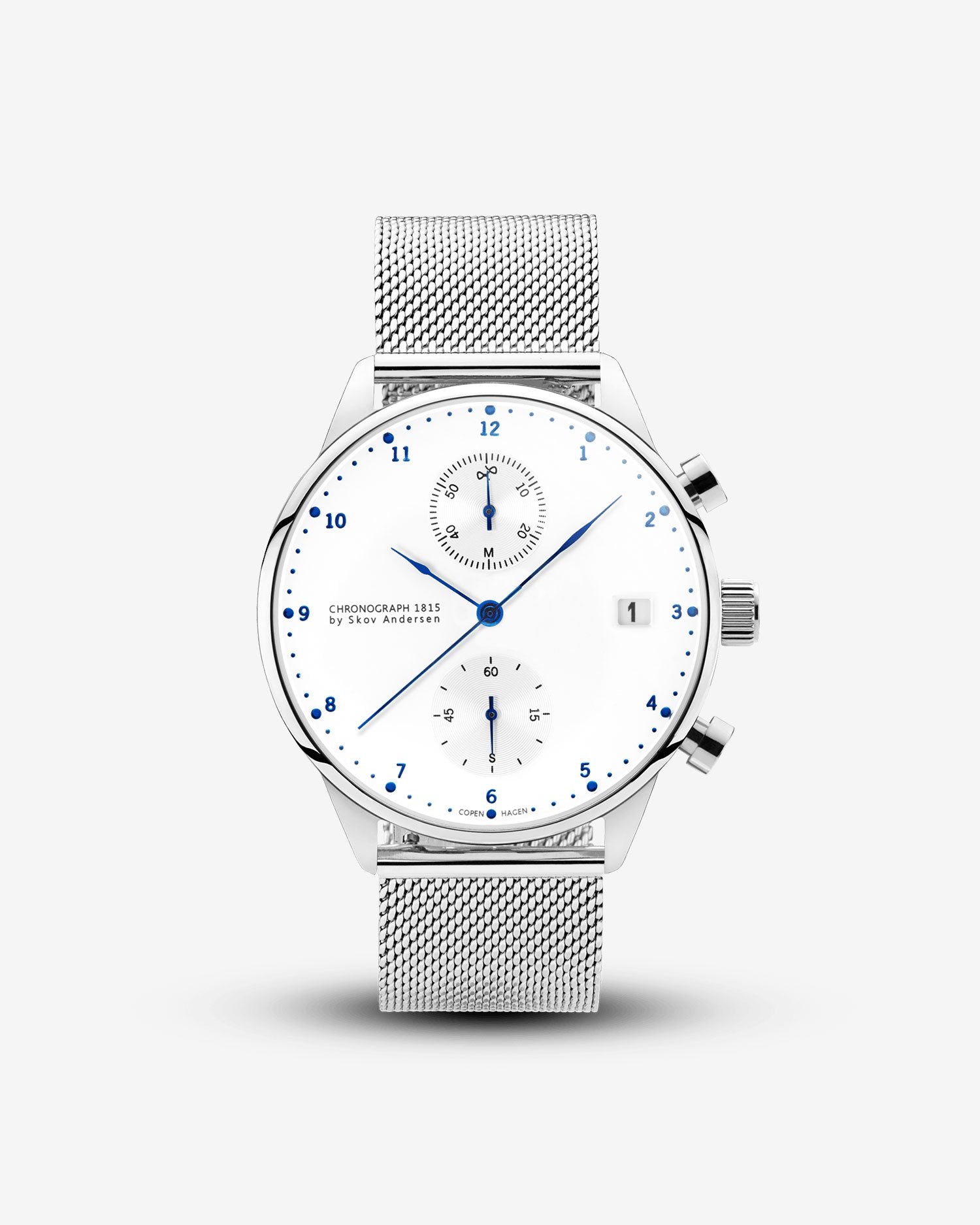 1815 Chronograph, Steel / White