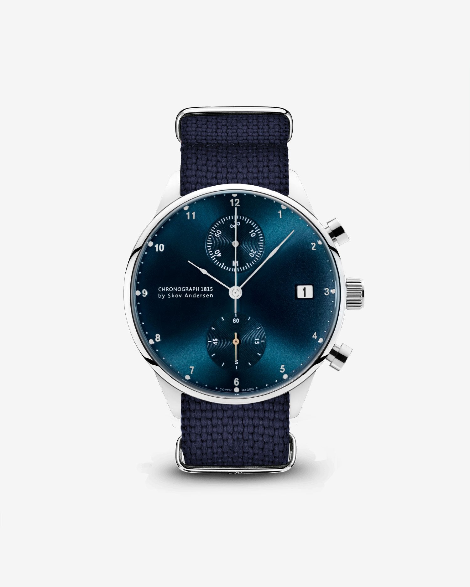 1815 Chronograph, Steel / Blue Sunray