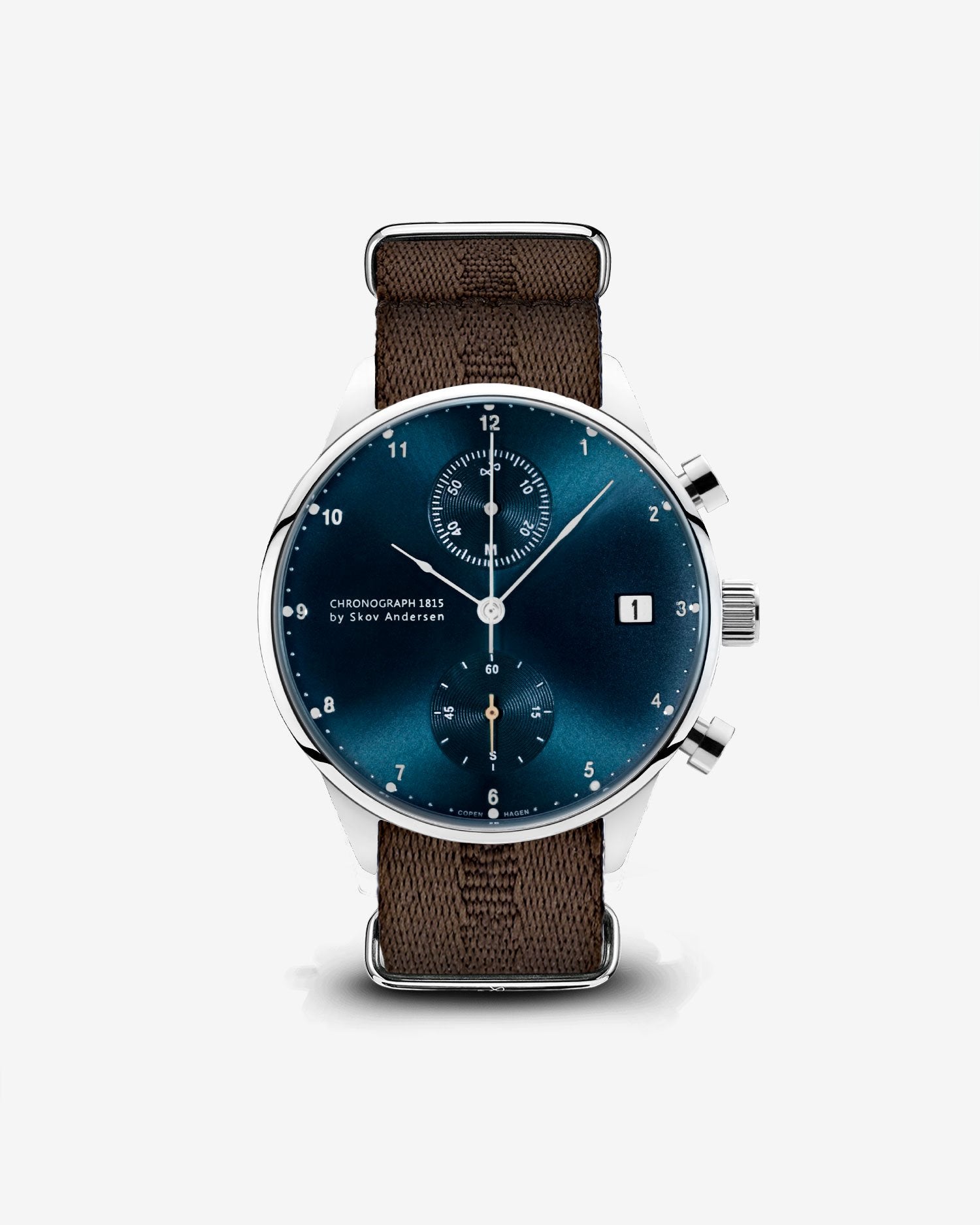 1815 Chronograph, Steel / Blue Sunray