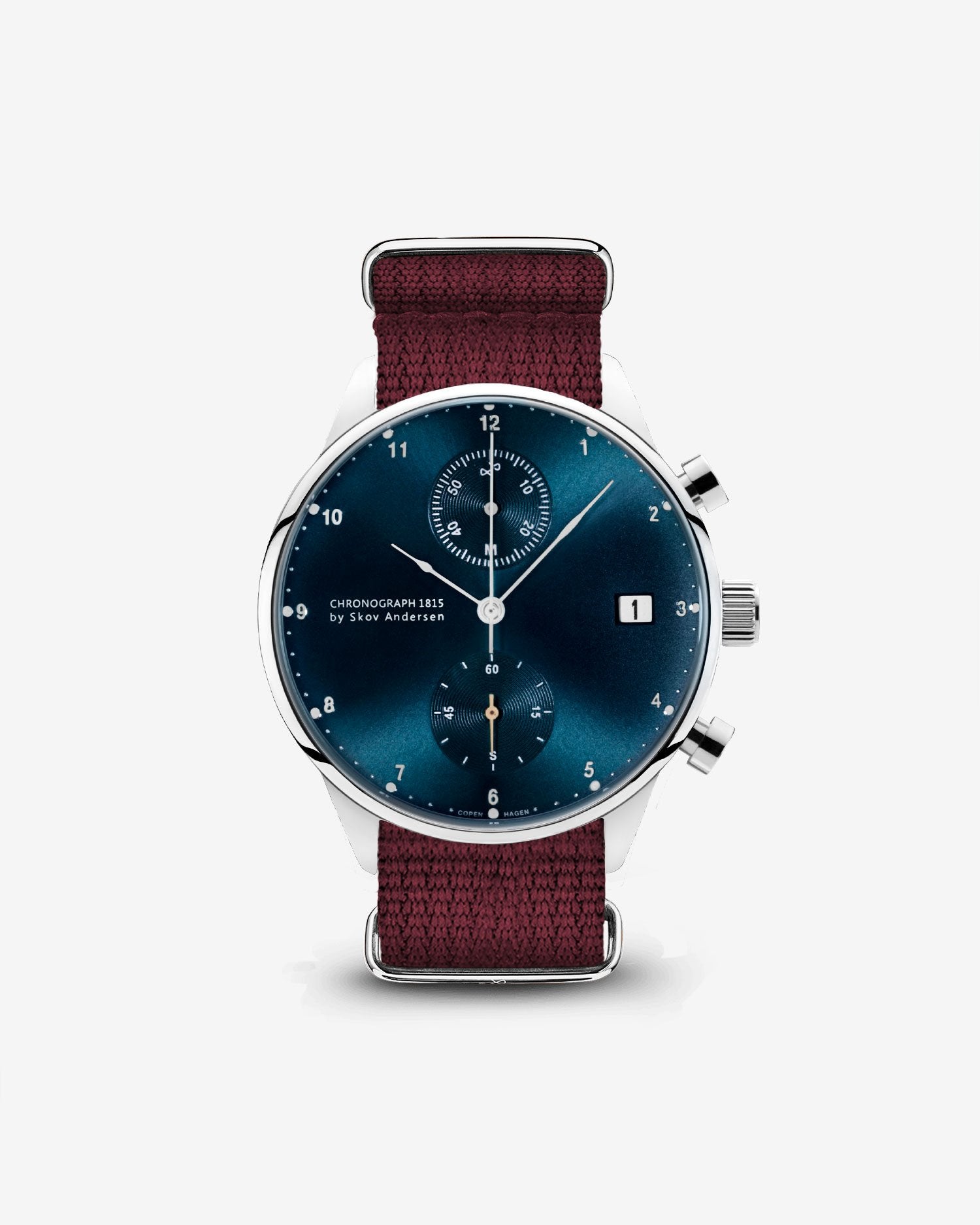1815 Chronograph, Steel / Blue Sunray